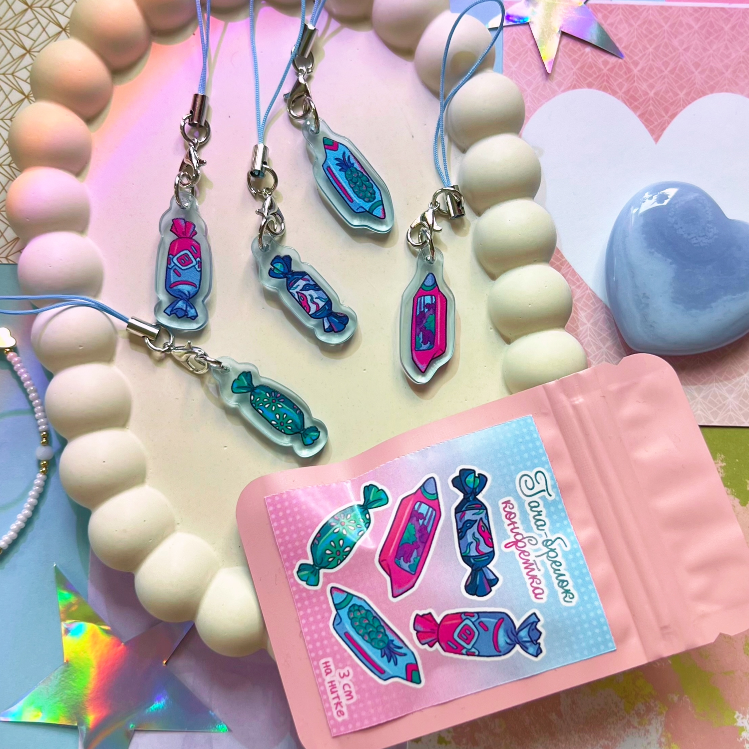 Гача-брелок Конфетка