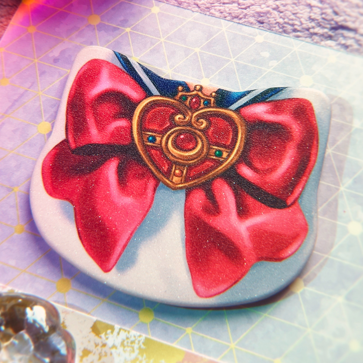 Значок-котик Бант СМ