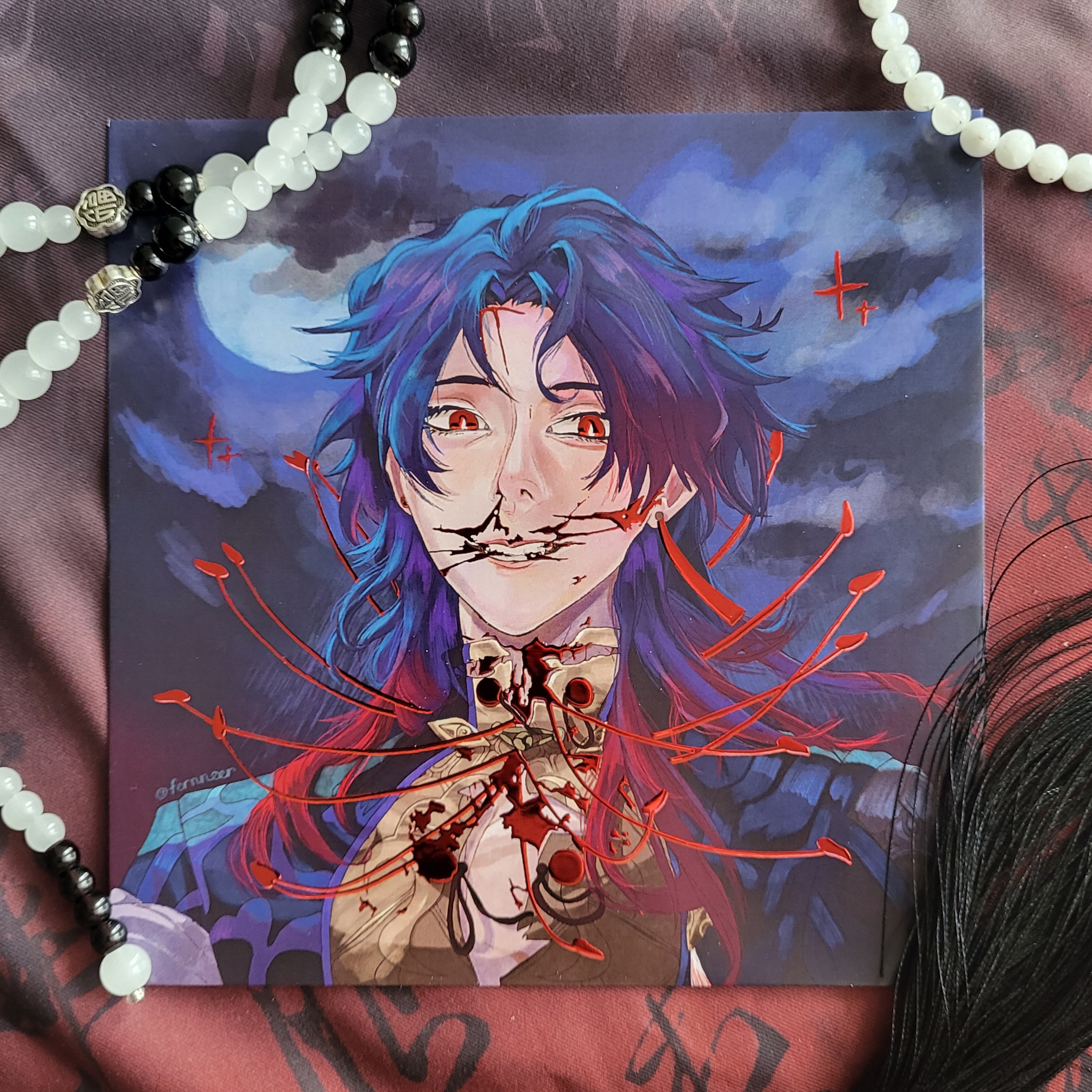 Открытка 148×148мм с фольгой «Блейд»