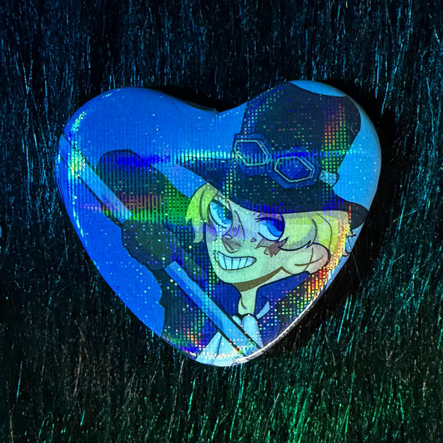 Значок-мини сердечко "Сабо"