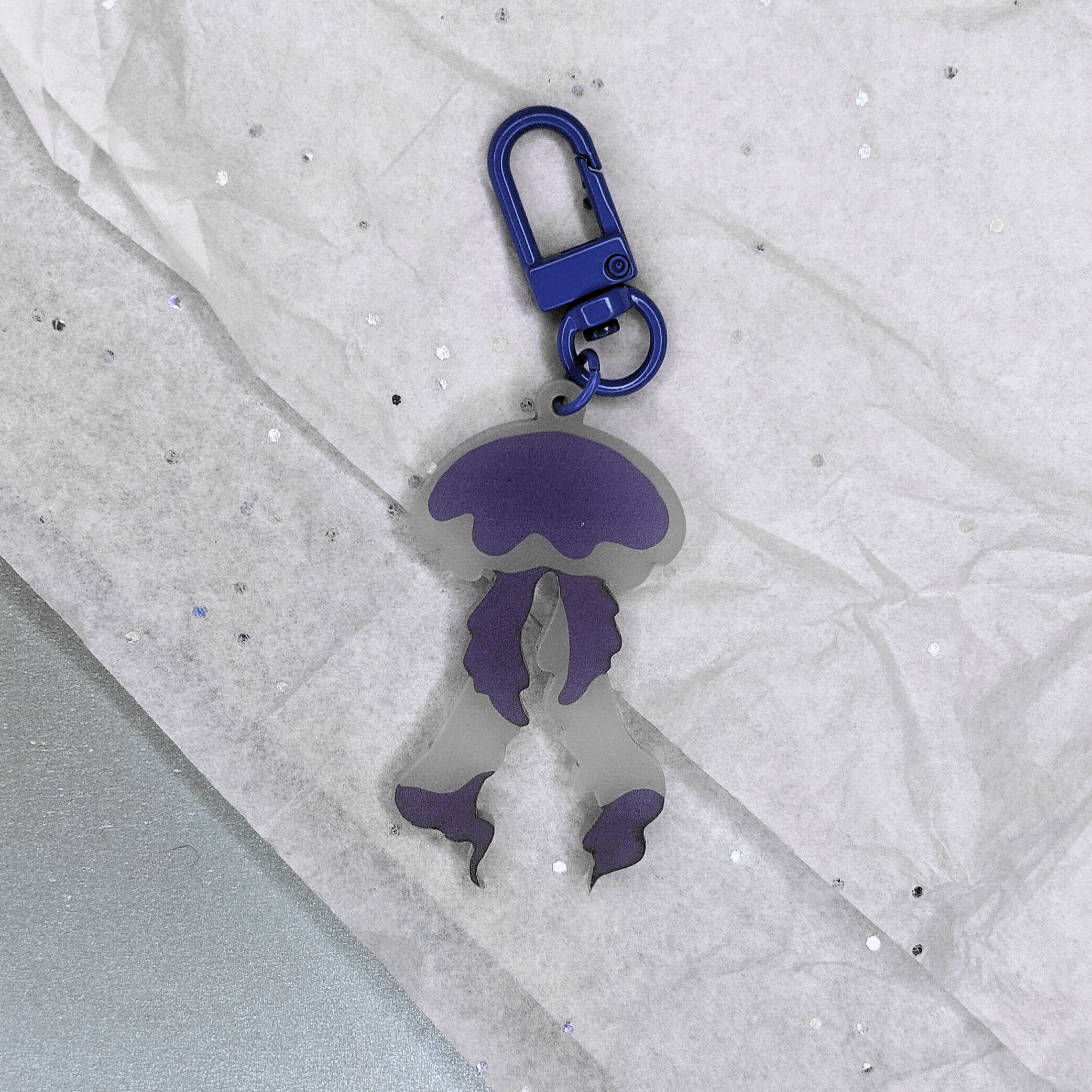 Брелок-светяшка 6см Медуза