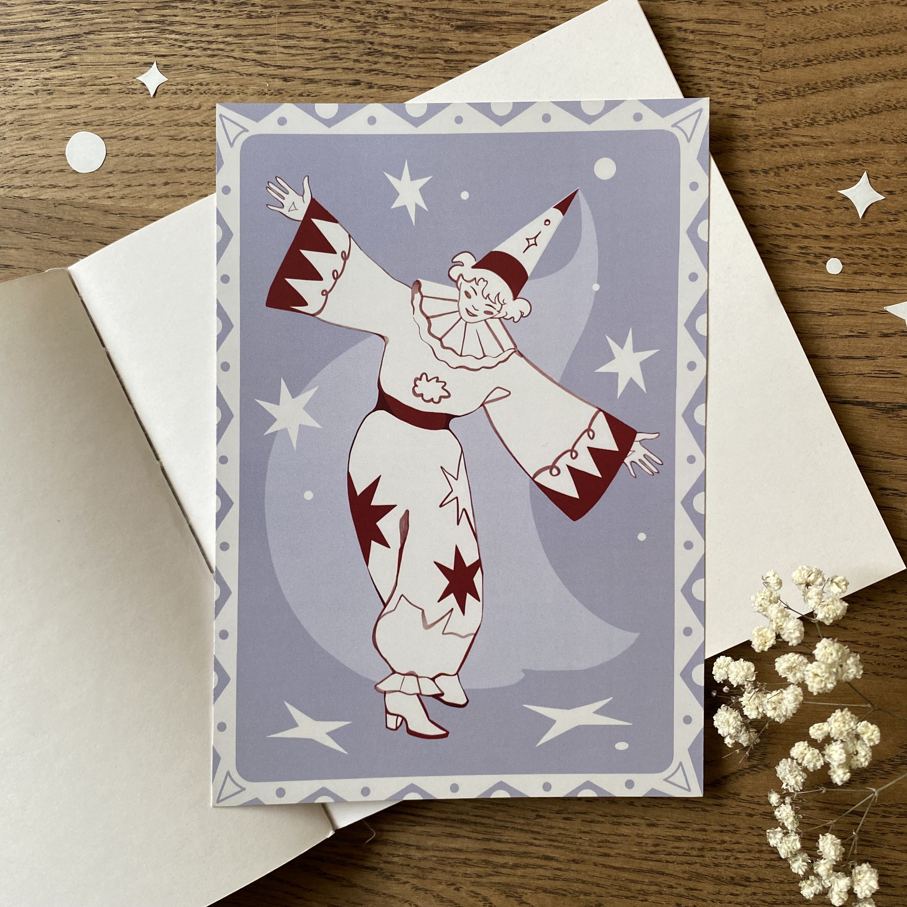 Принт А5 "Клоун"