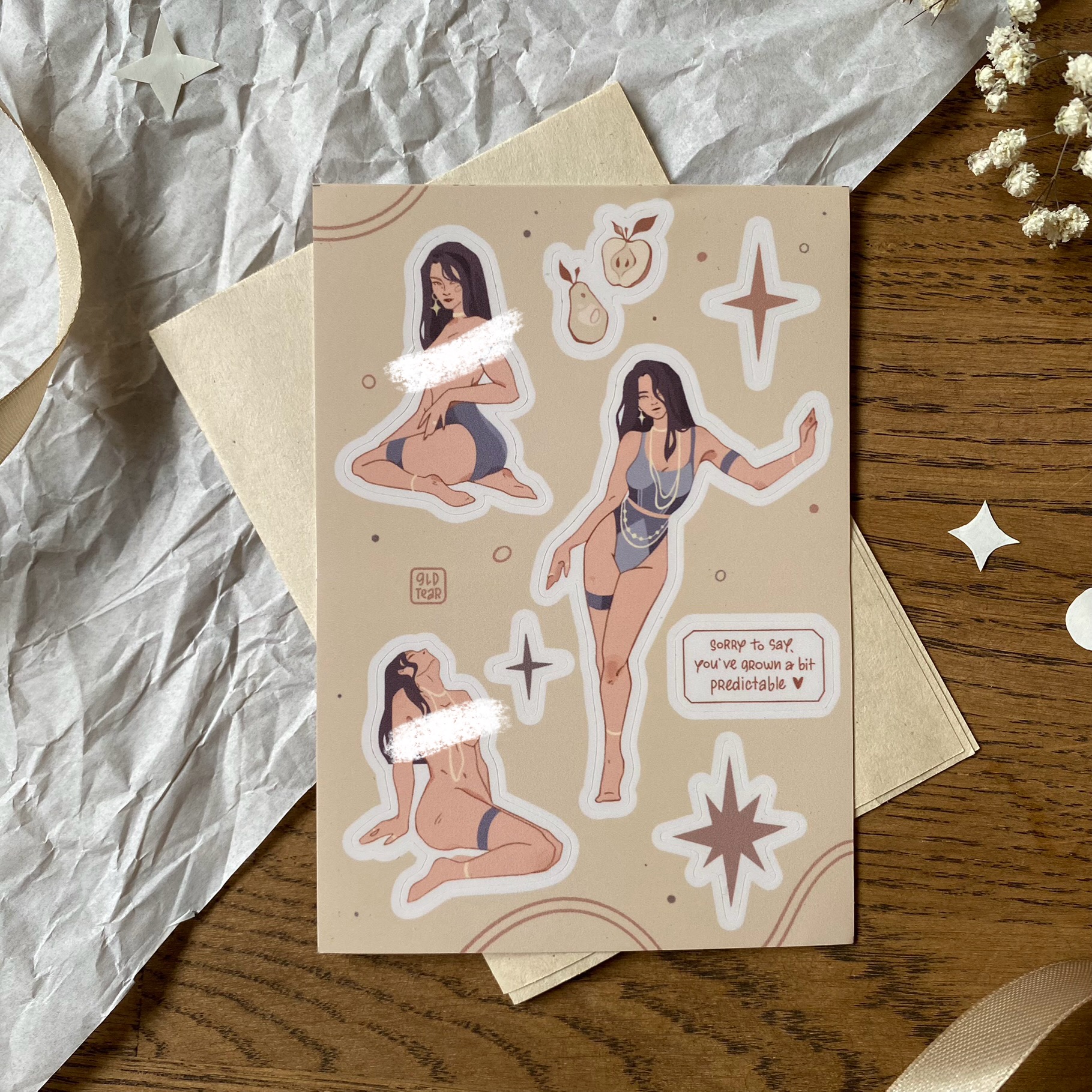 Стикерпак А6 "Кейтлин"