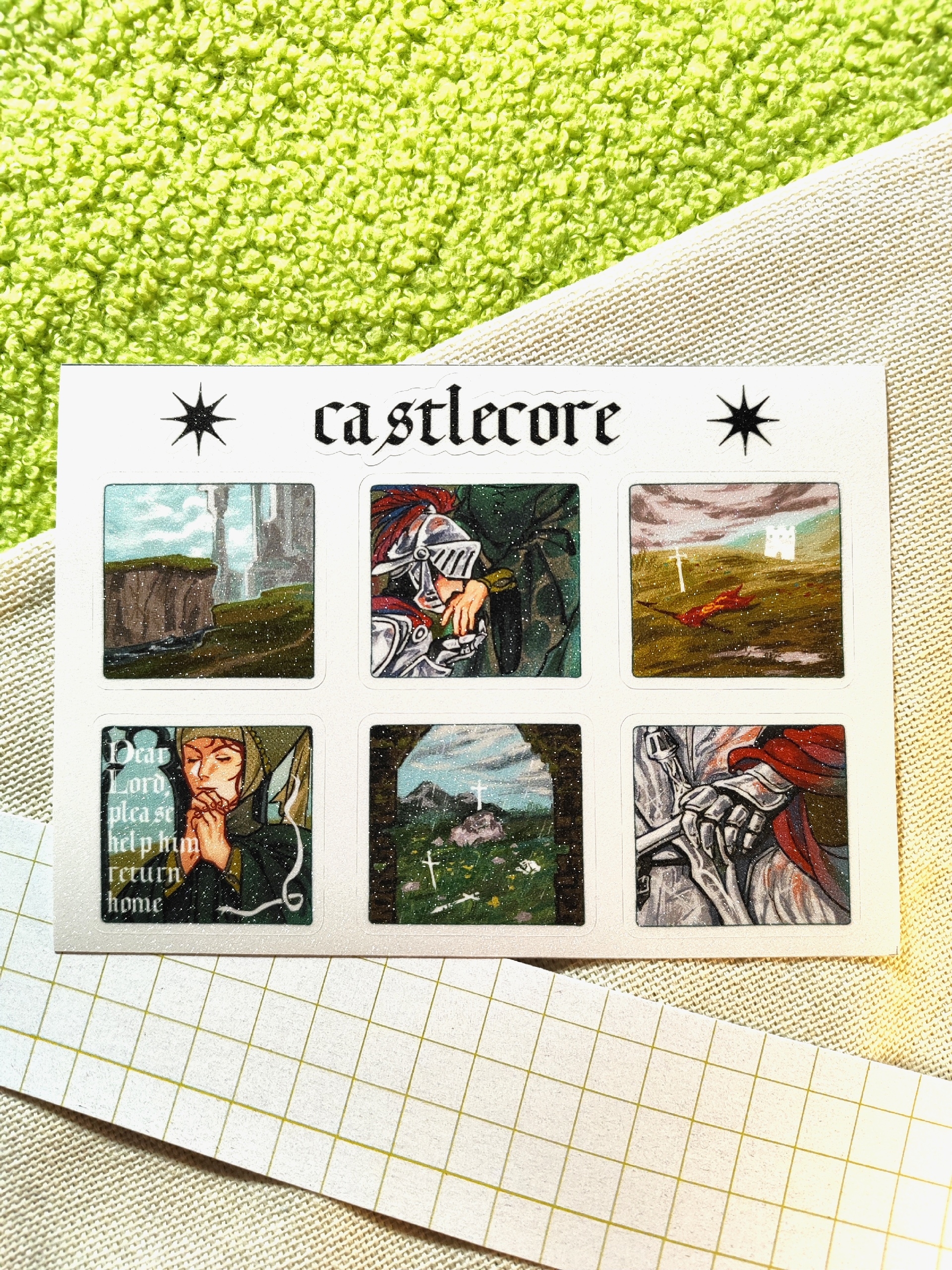 Стикеры castlecore сахар