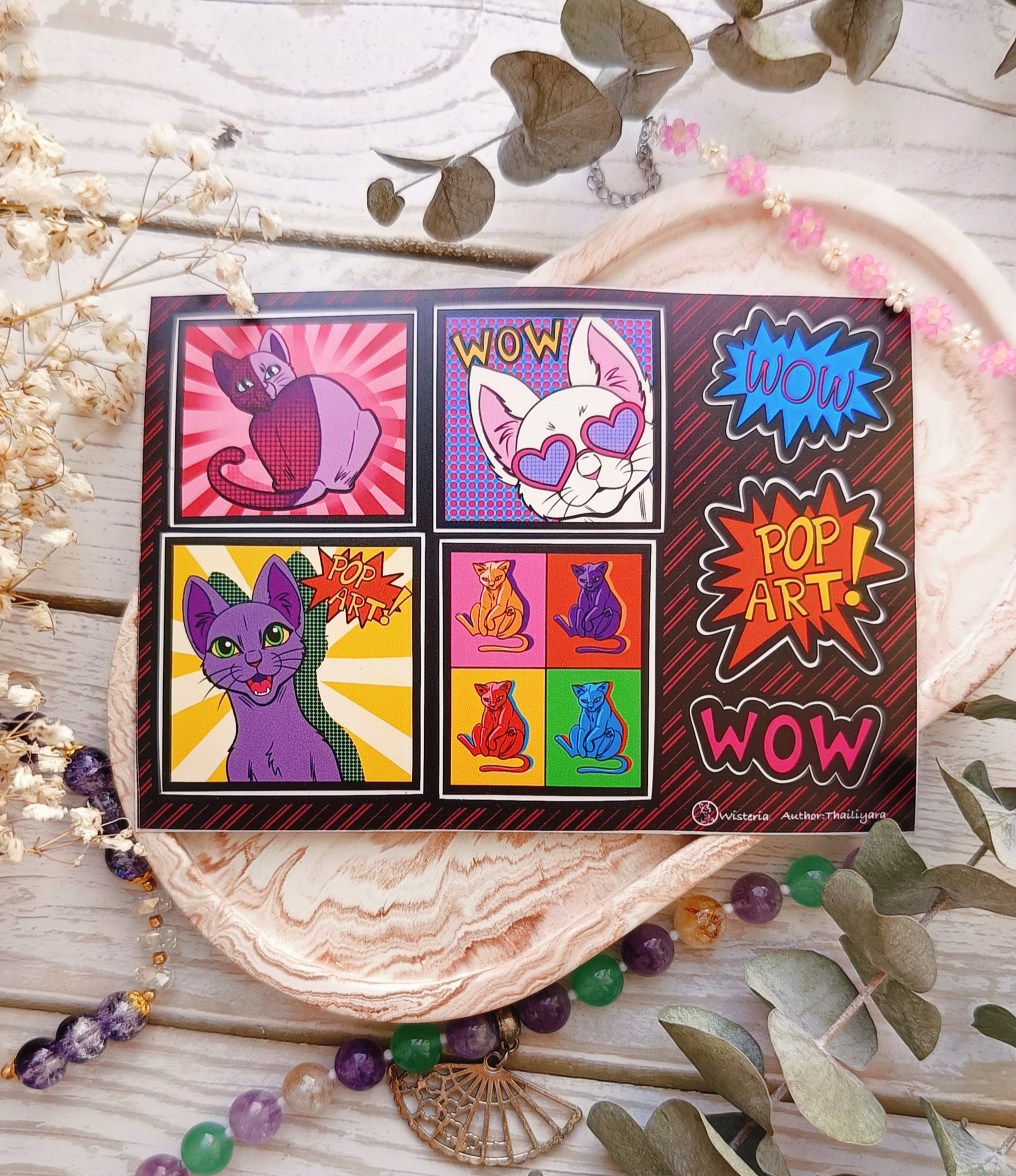 А6 наклейки «Pop-art"