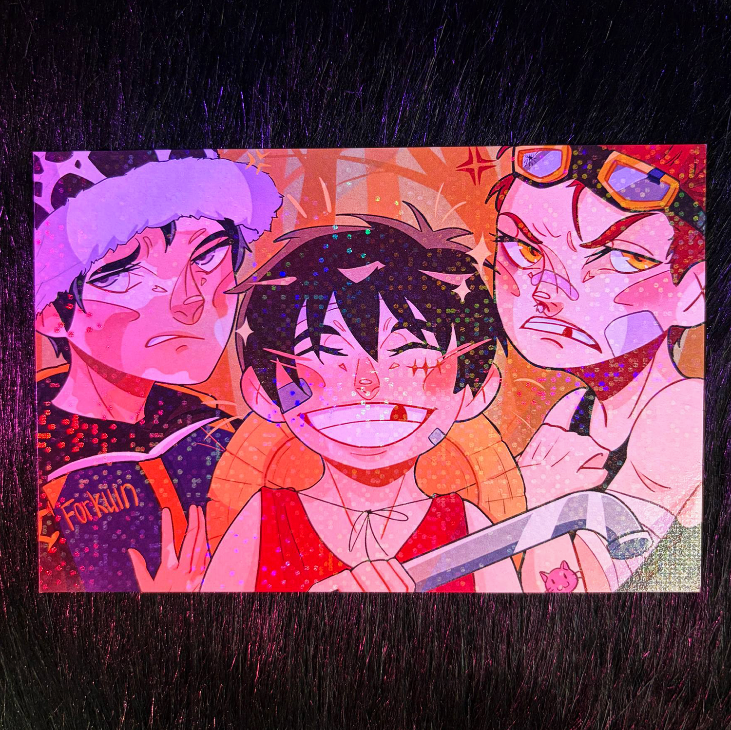 Принт "Три дурачка" А6