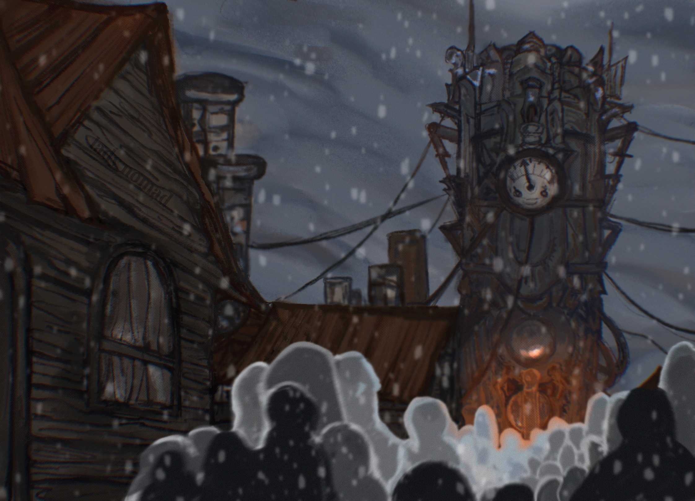 Открытка А5 Фростпанк