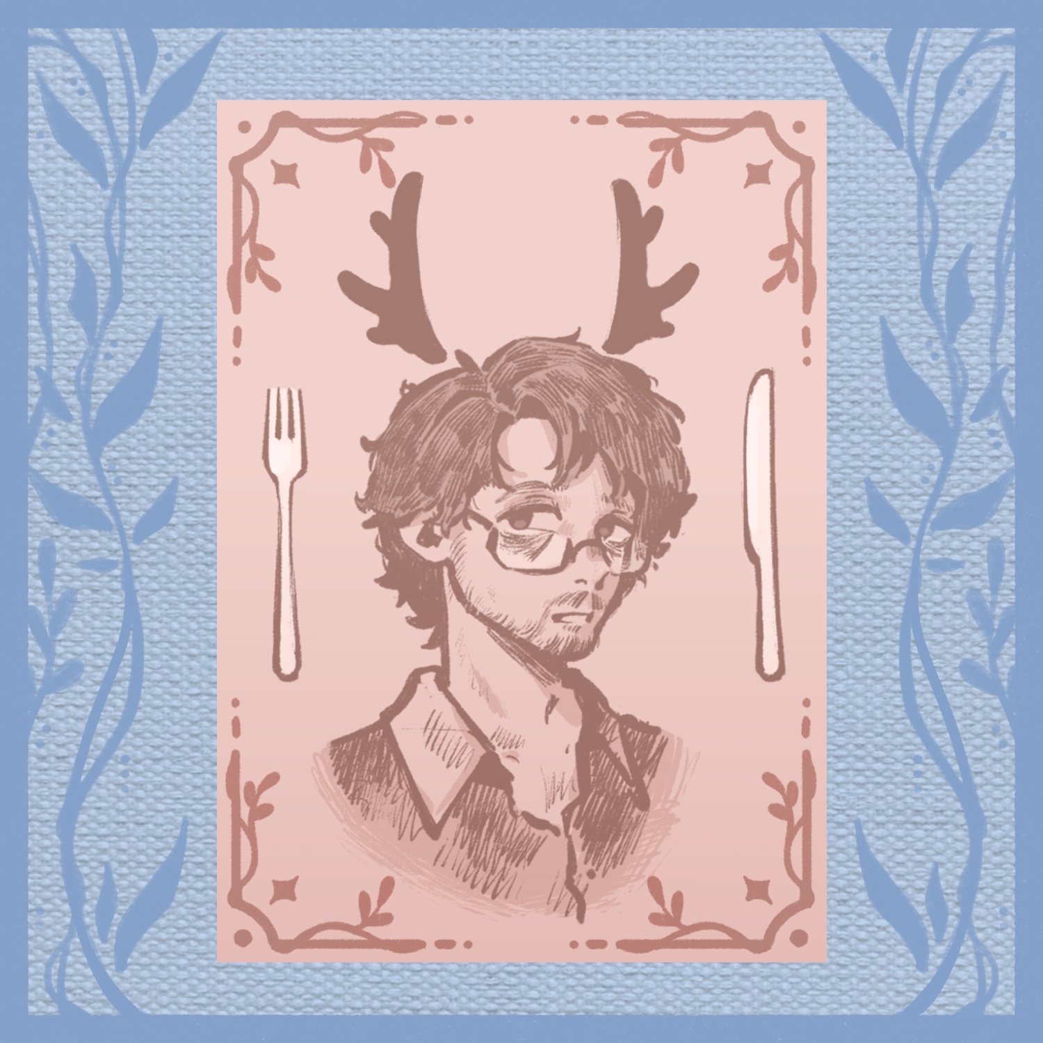 открытка а6 Уилл Грэм