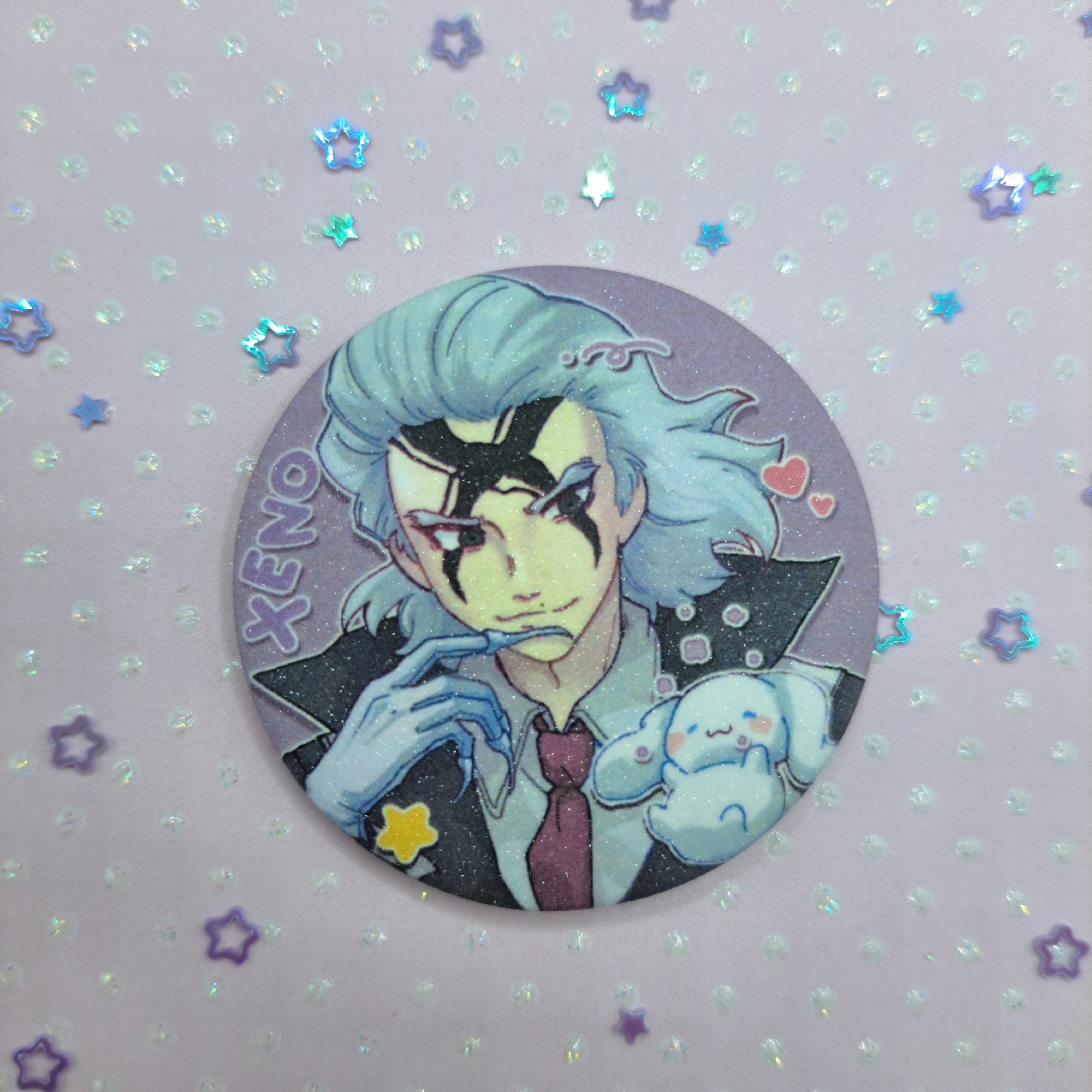 Значок 44 мм Доктор Стоун / Dr. Stone - Ксено