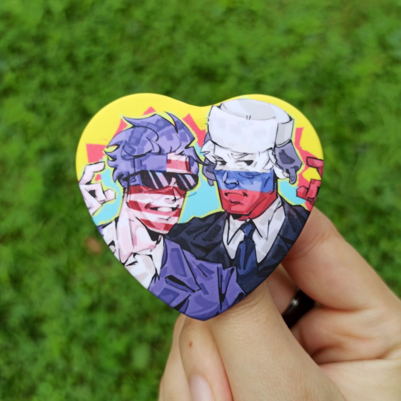 Значок-сердце countryhumans