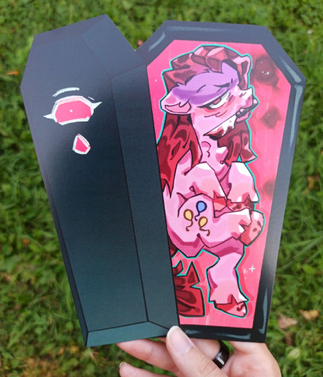 Фигурная открытка Пинки пай