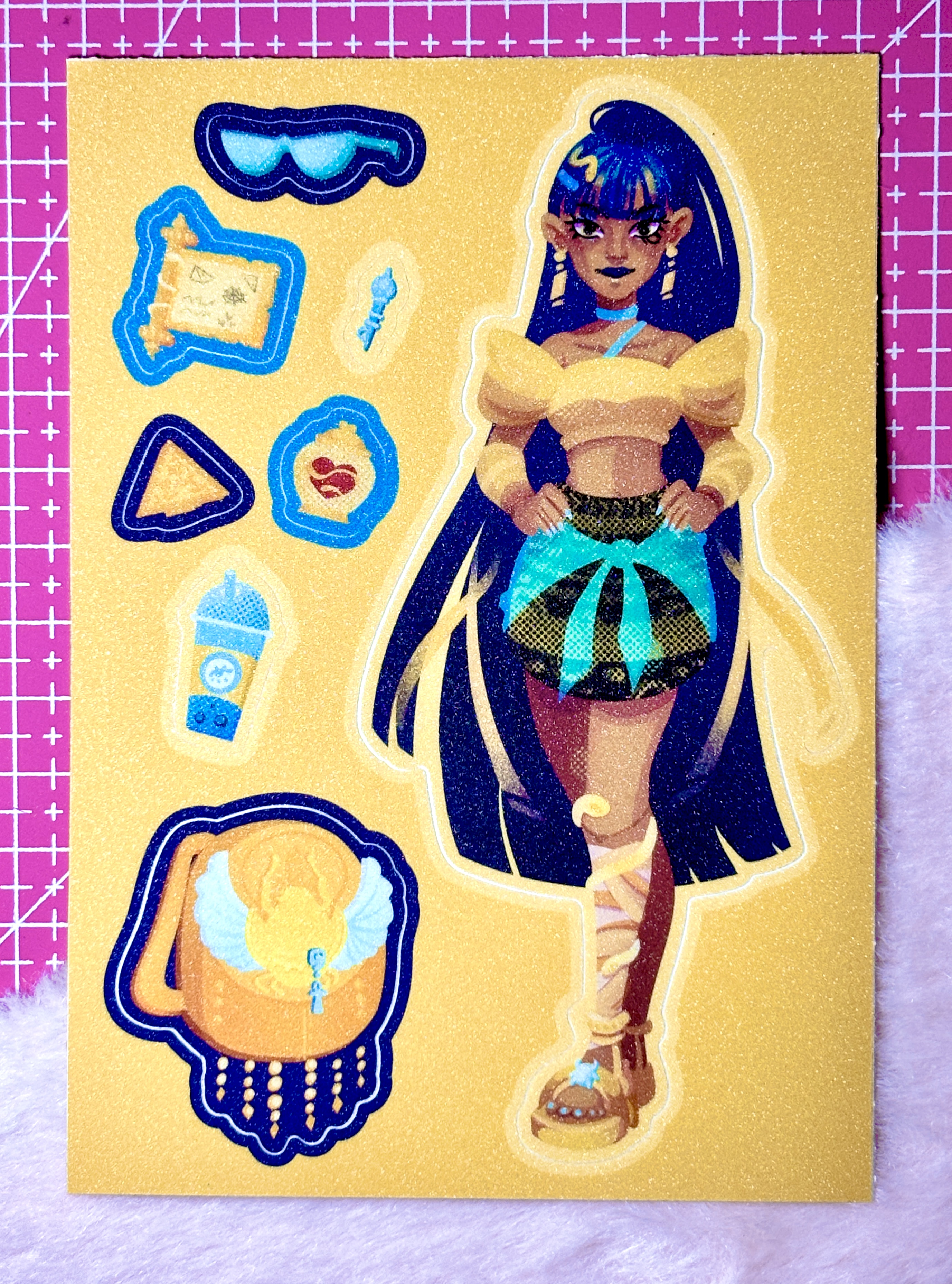 Стикерпак А6 "Клео"