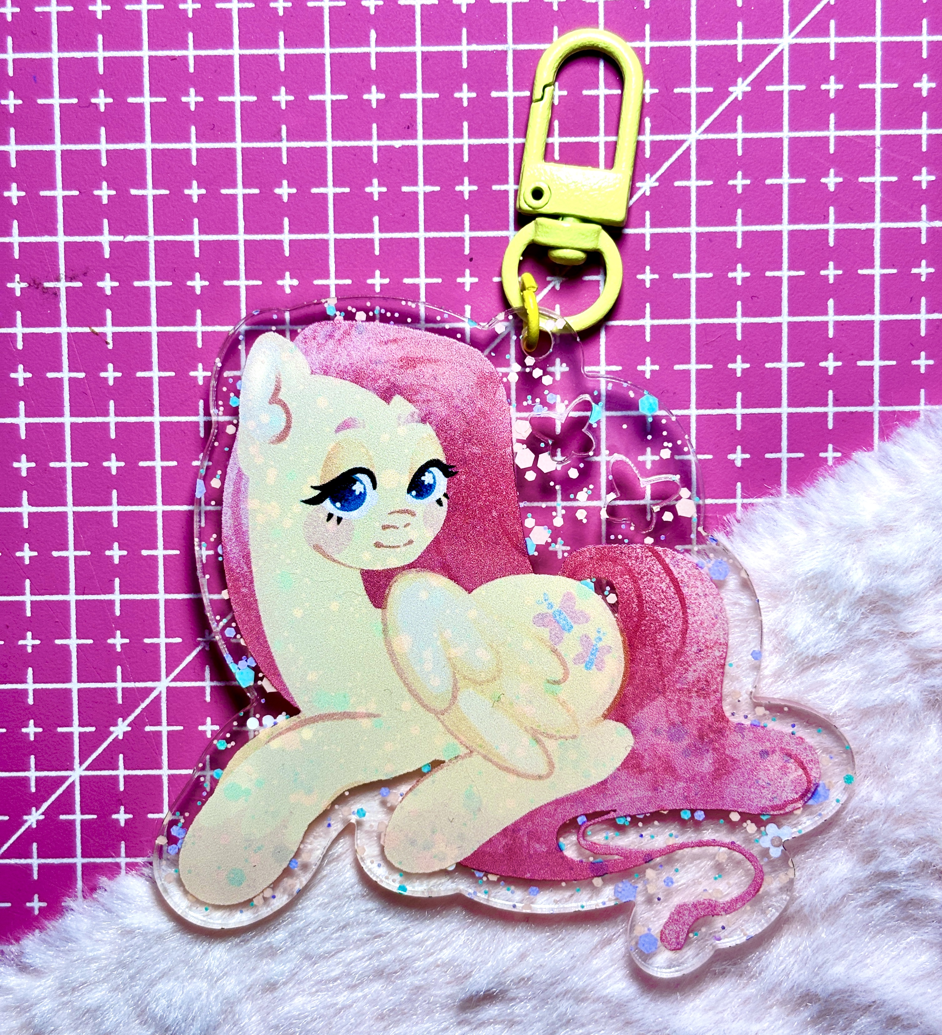 Брелок "Светло-желтая пони"