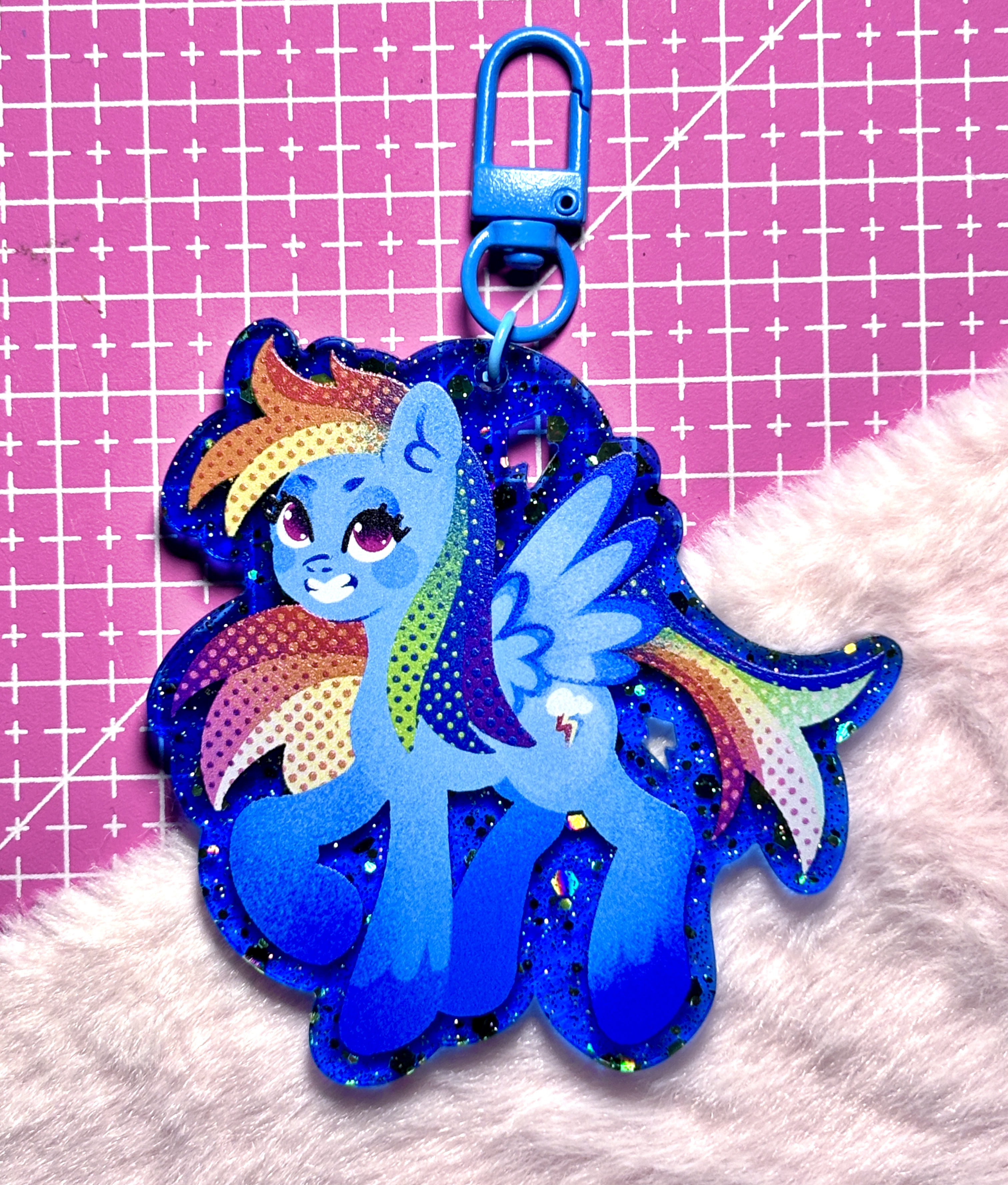 Брелок "Голубая пони"