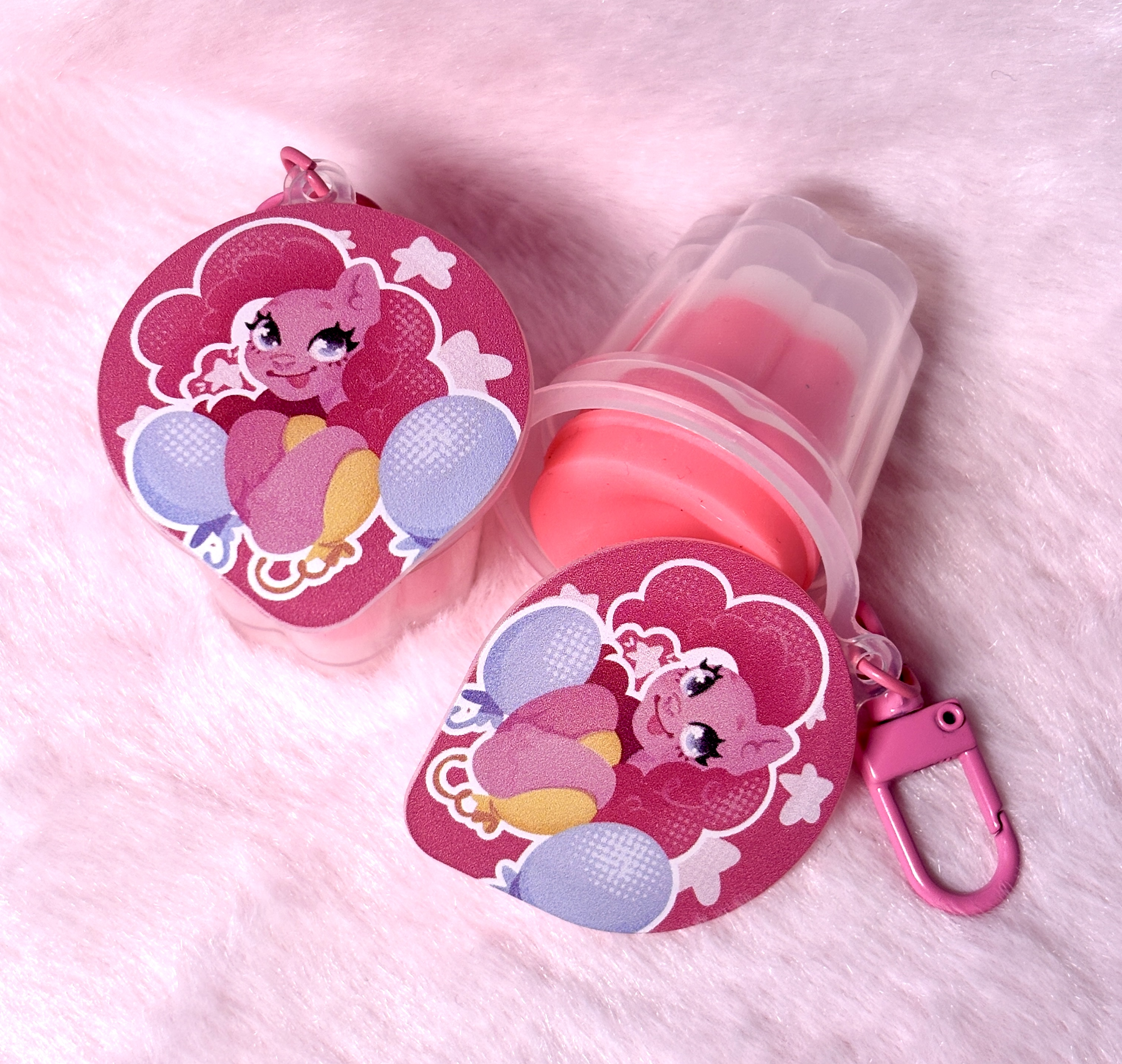 Брелок-пудинг "Розовая пони"