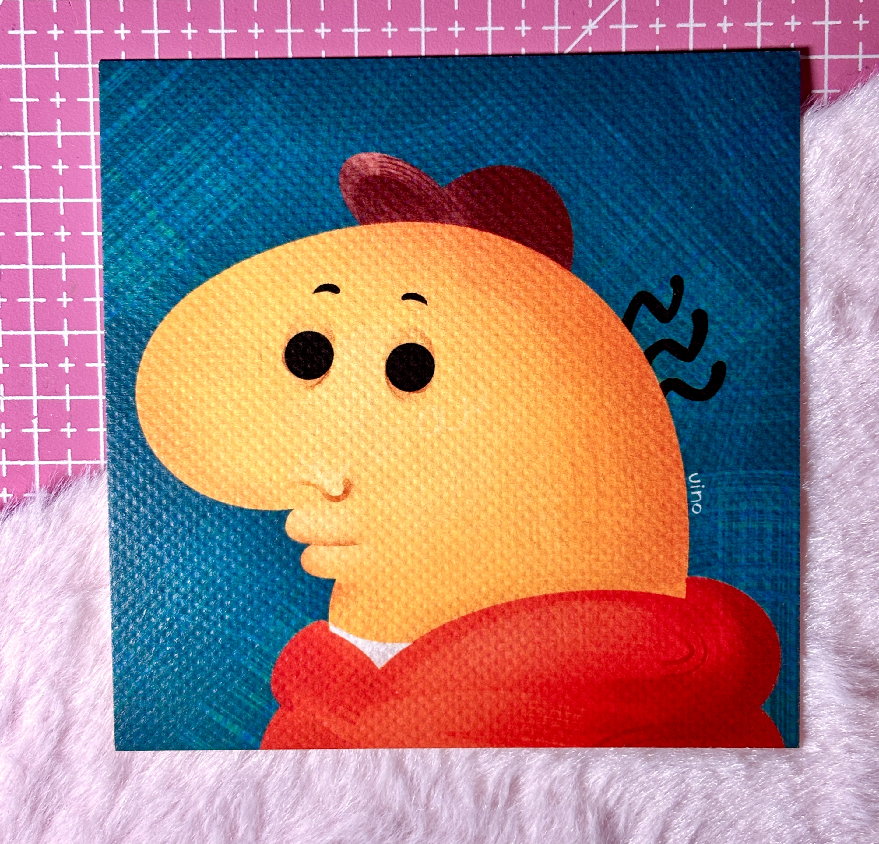 Открытка квадратная "Чарли"