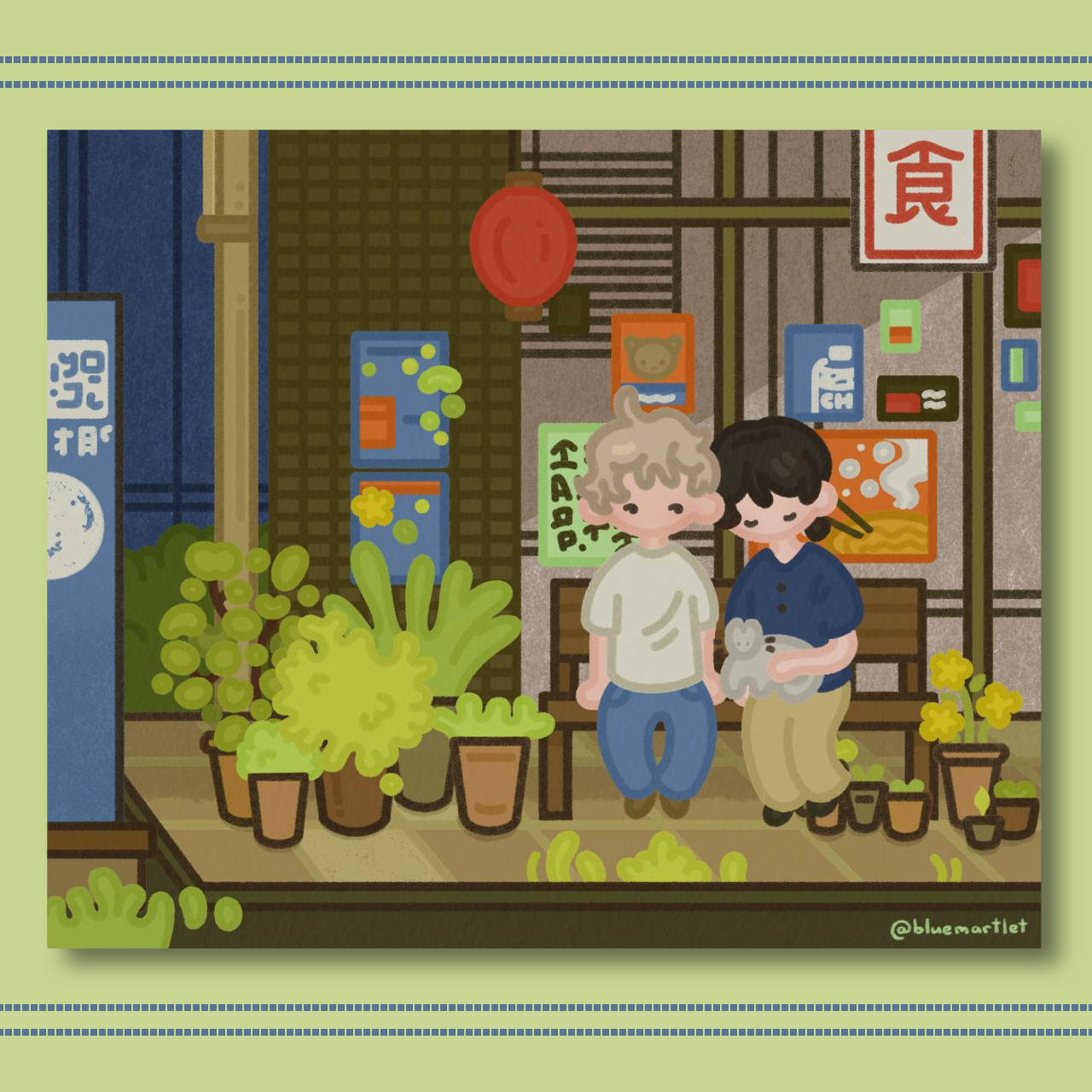 Принт “незнакомец”