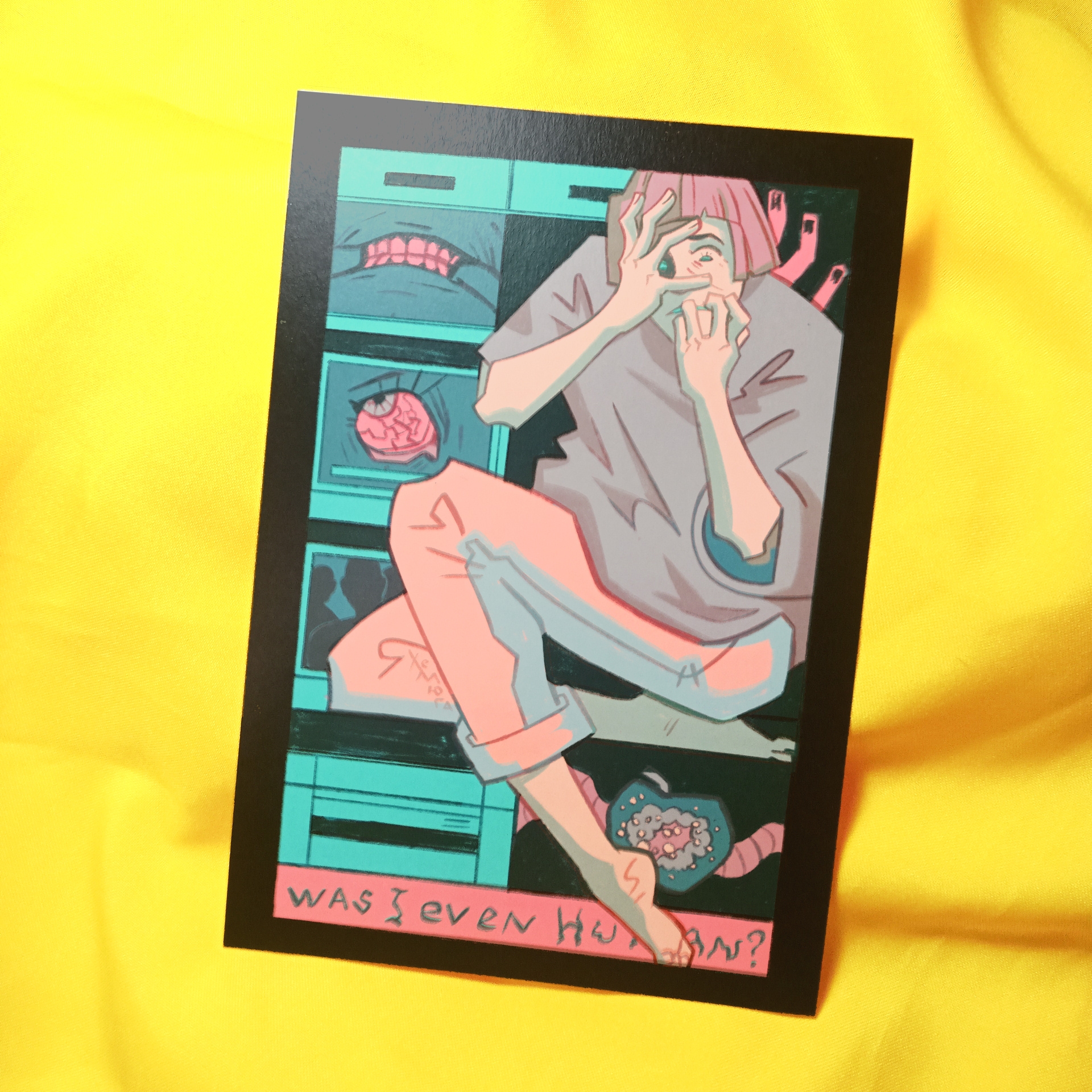 Принт "No, I’m Not a Human"