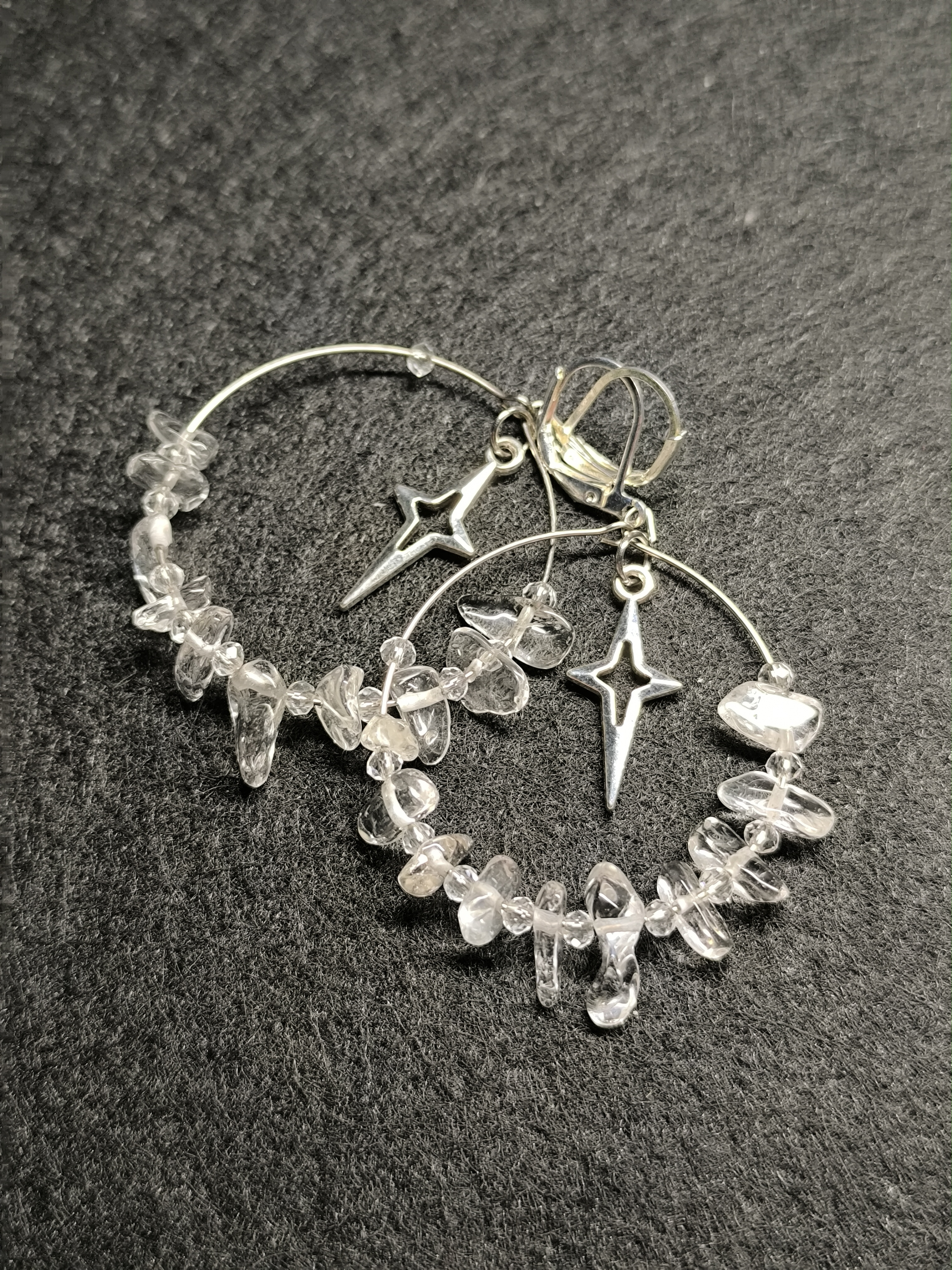 Серьги кварц