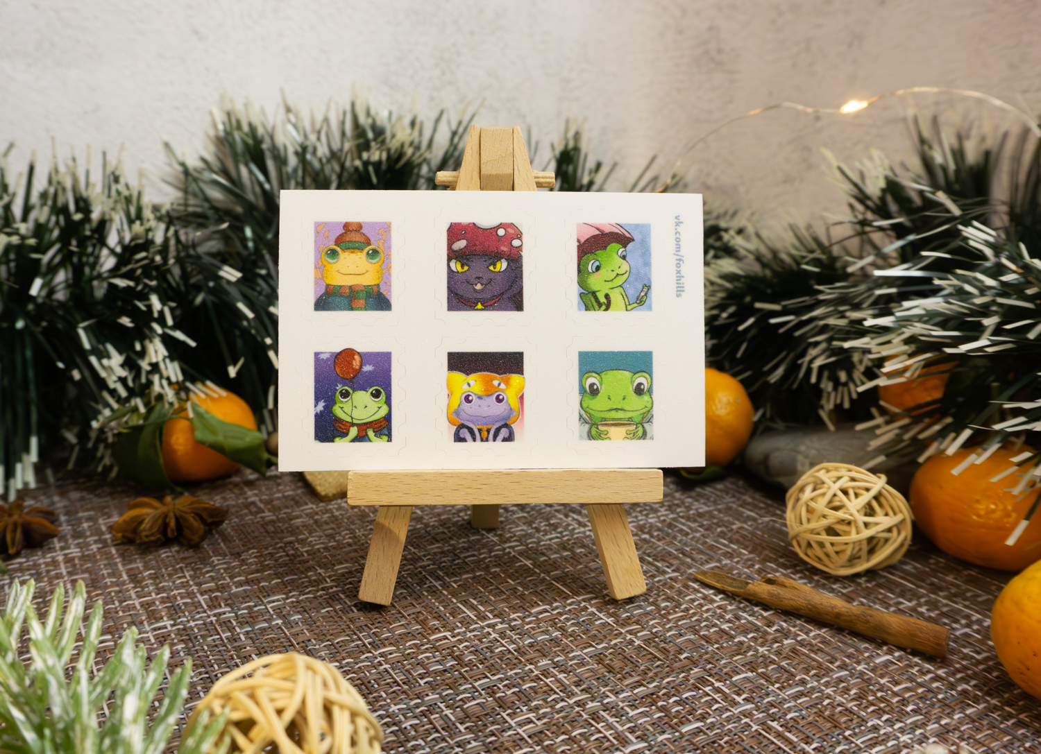 Стикерпак "Лягушачьи марки"