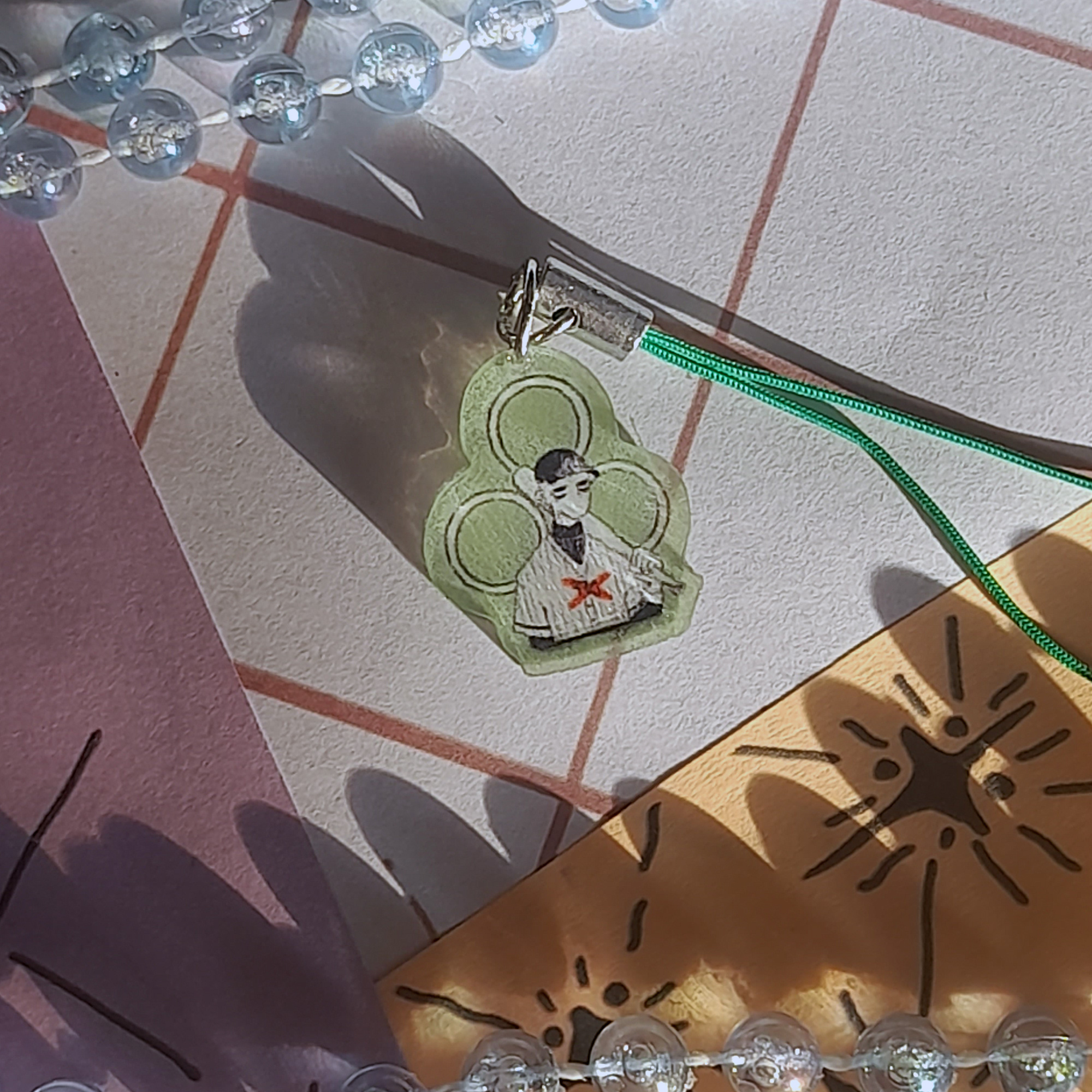 акриловый брелок 3см "off"