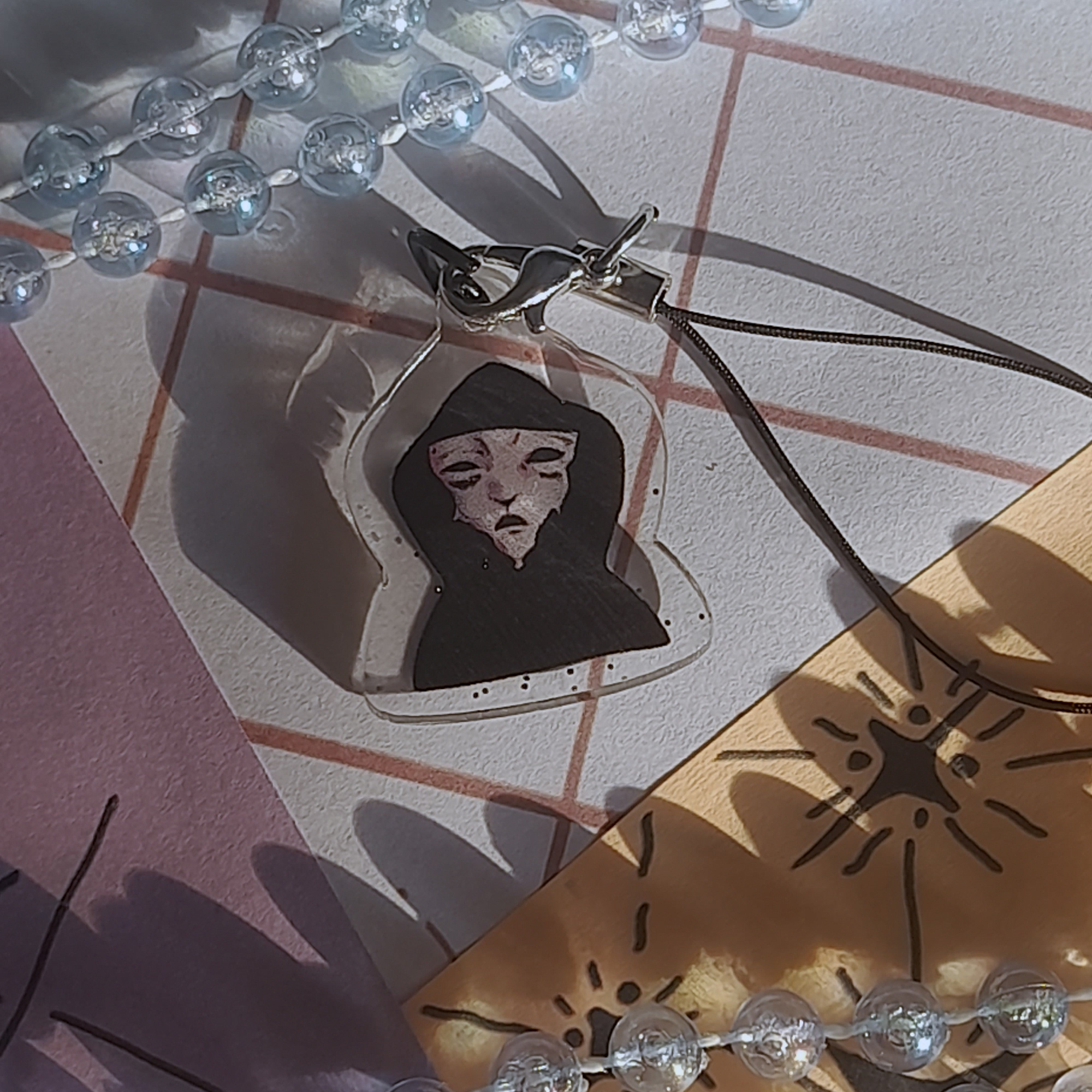 акриловый брелок 3см "албанец"