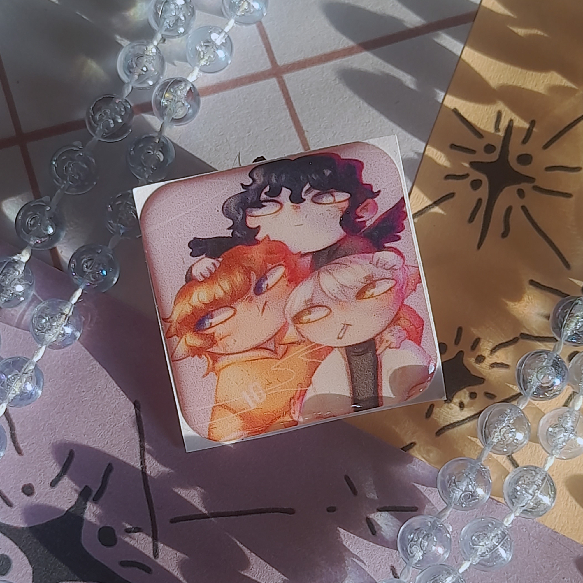 стикеры 3D жанэндрилы