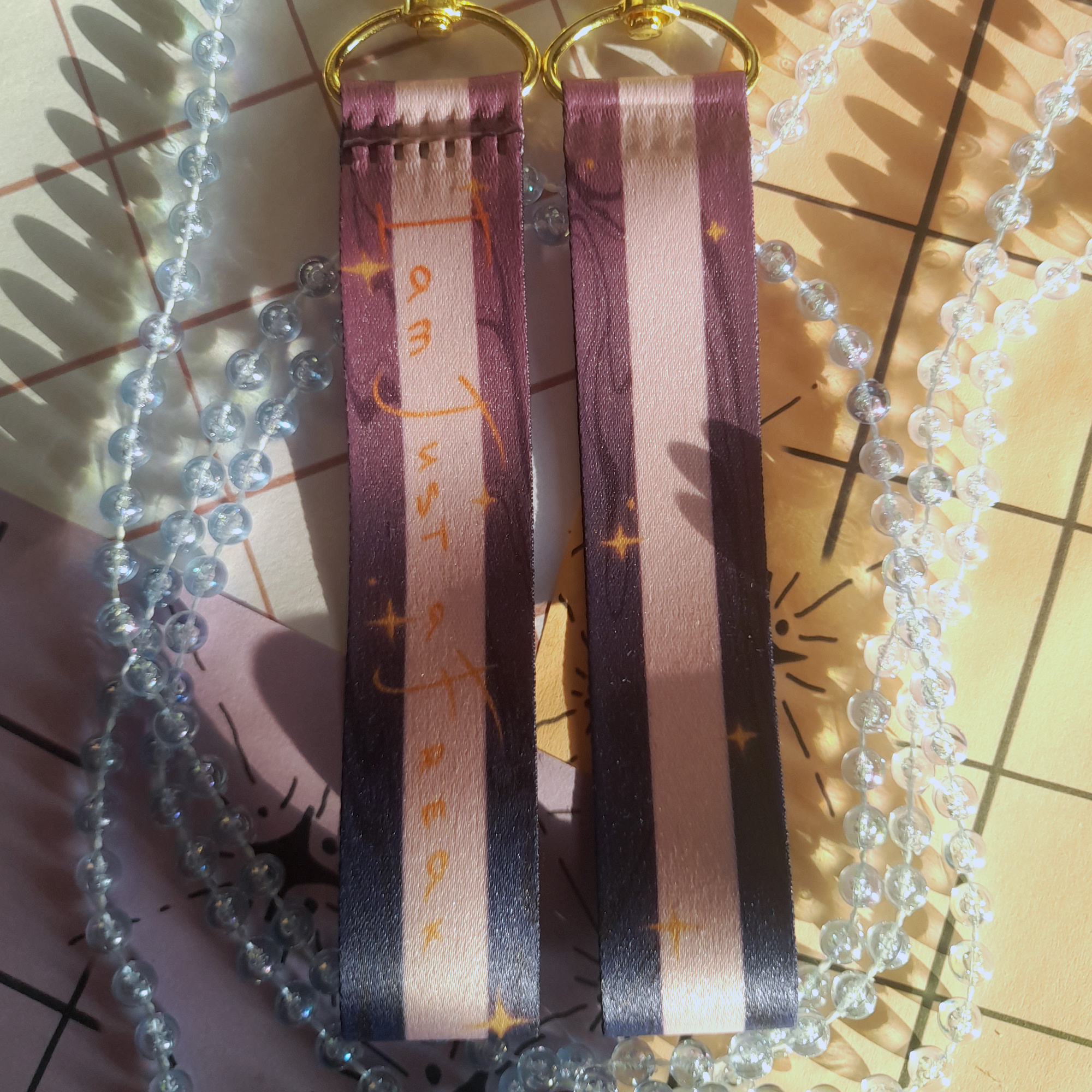 лента "просто уродец/just a freak"