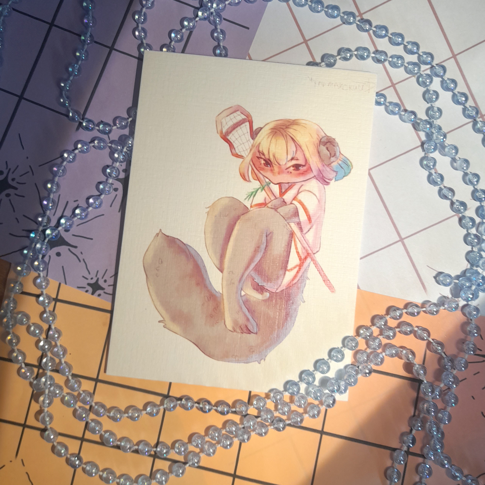 открытка Рене