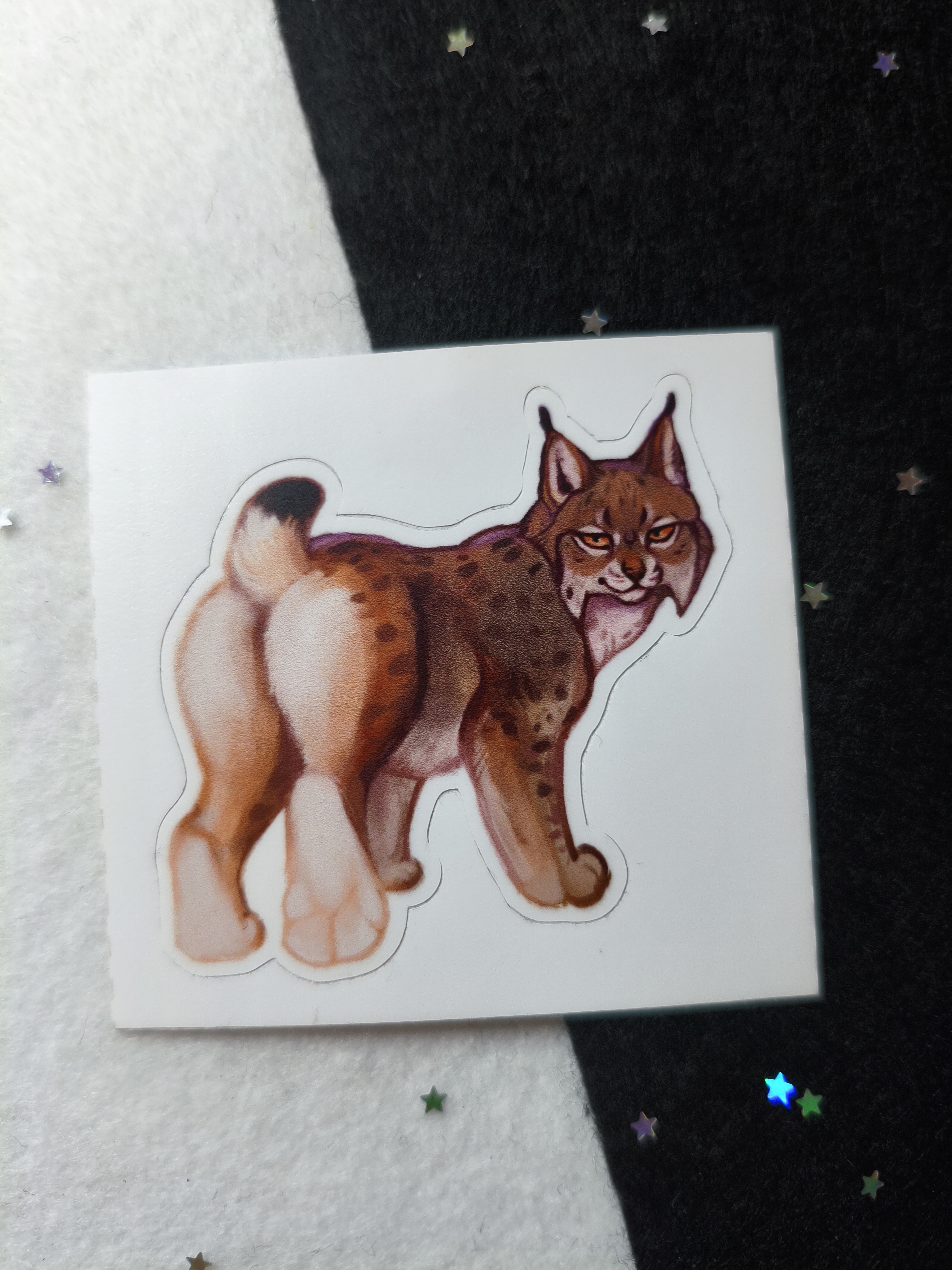 Стикер рысь