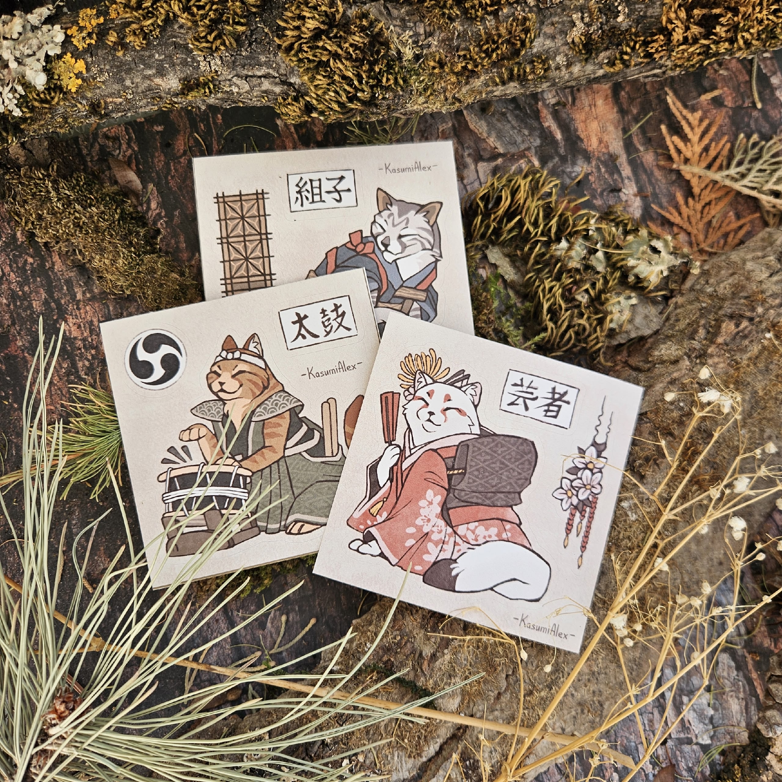 Стикерсет "Японские ремёсла"