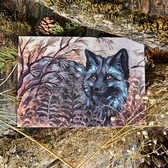 Открытка "Серебристый дух"