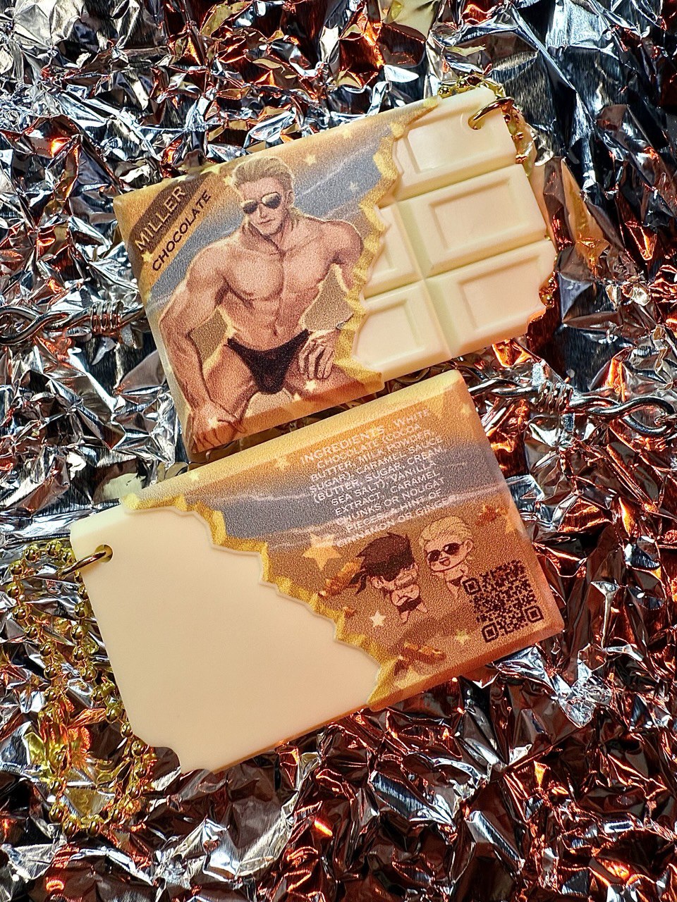 Брелок шоколад Миллер Metal Gear Solid