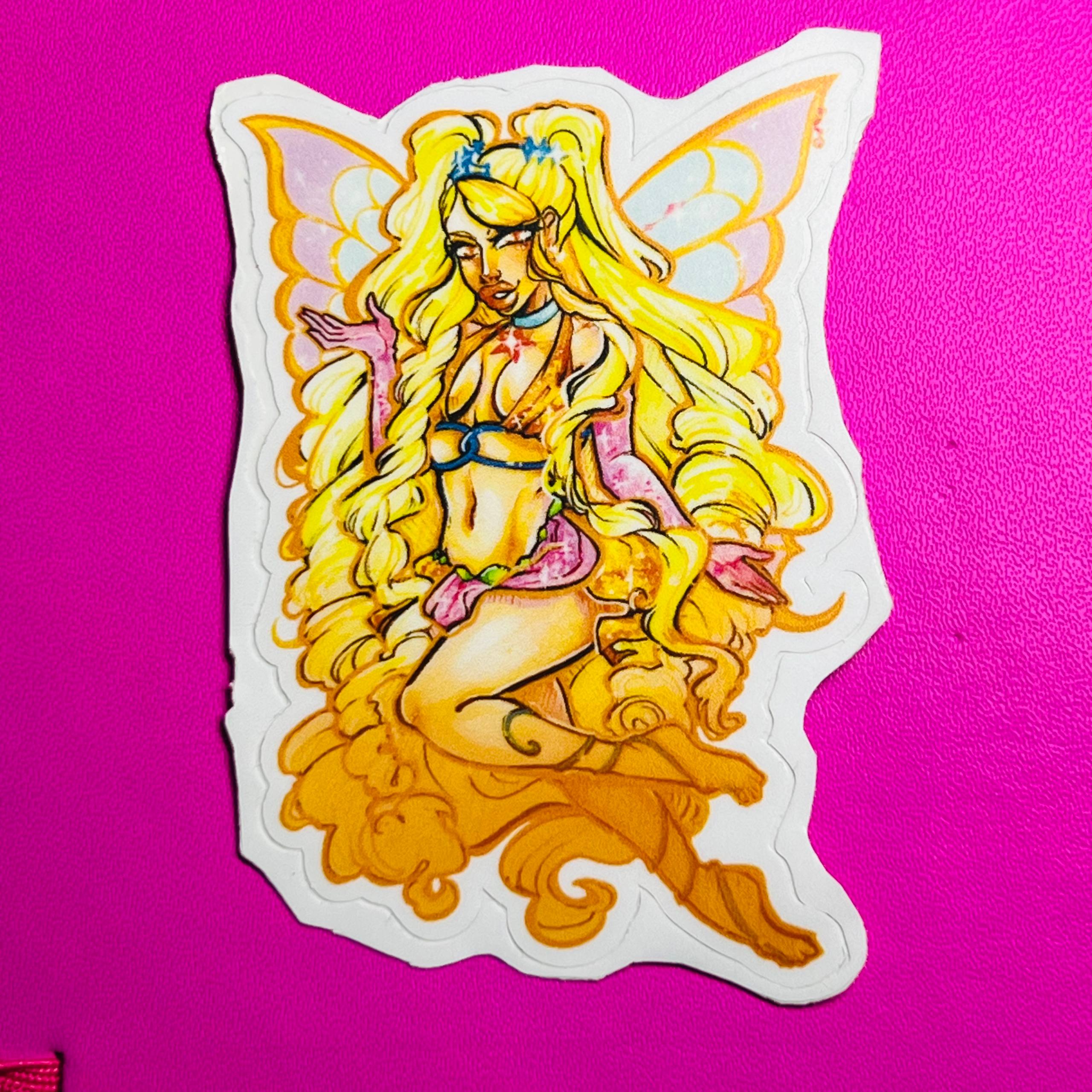 Стикер 7 на 7 Стелла Энчантикс