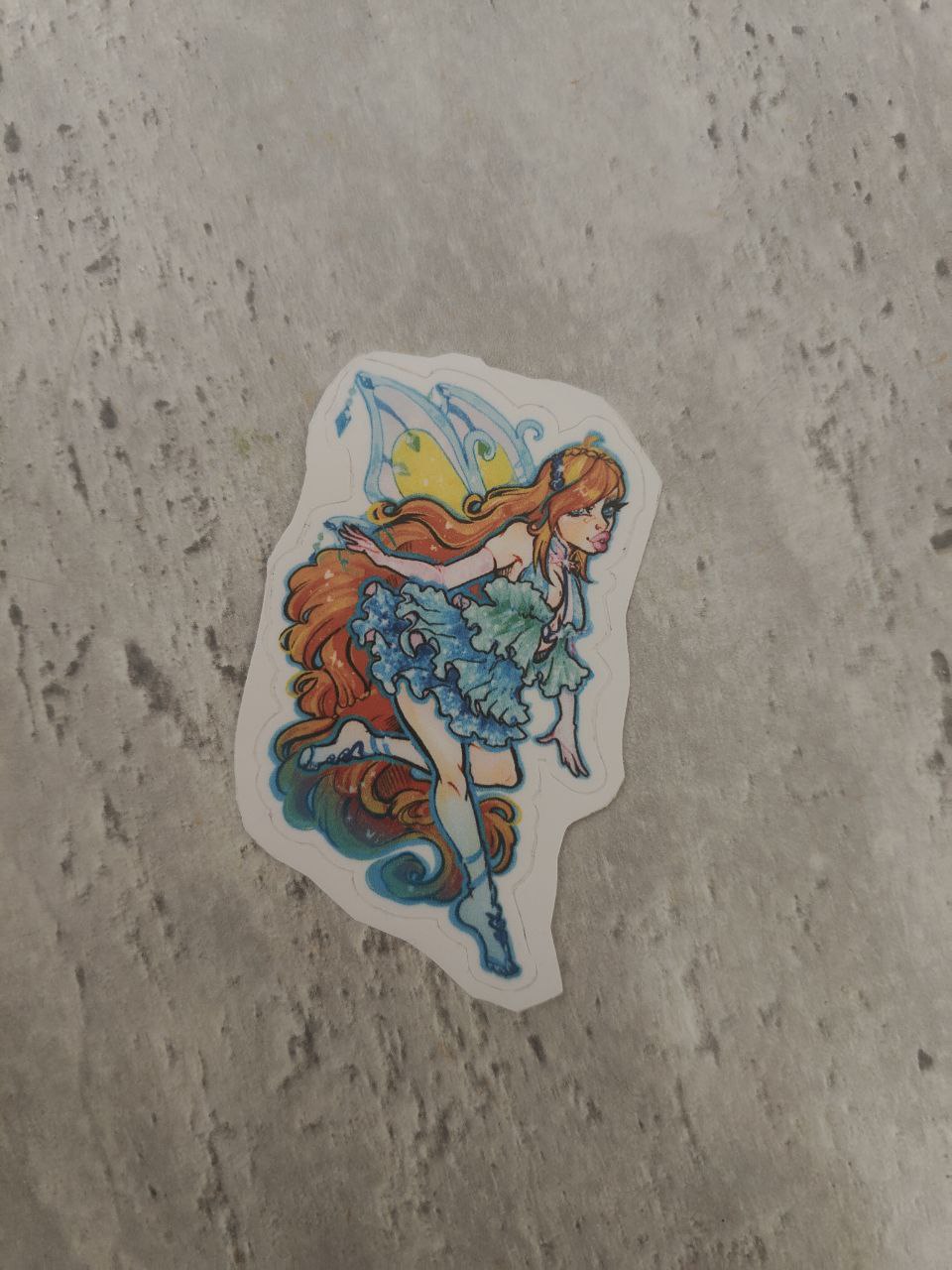 Стикер 7 на 7 Блум Энчантикс