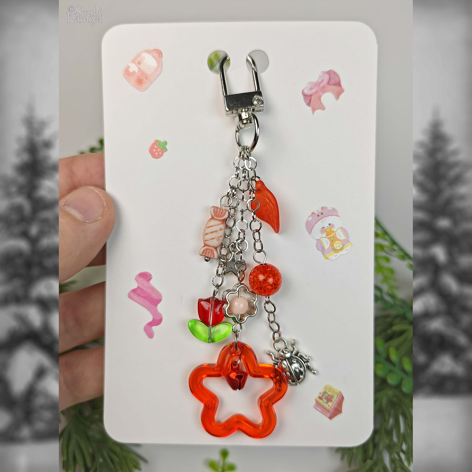 Брелок Красный