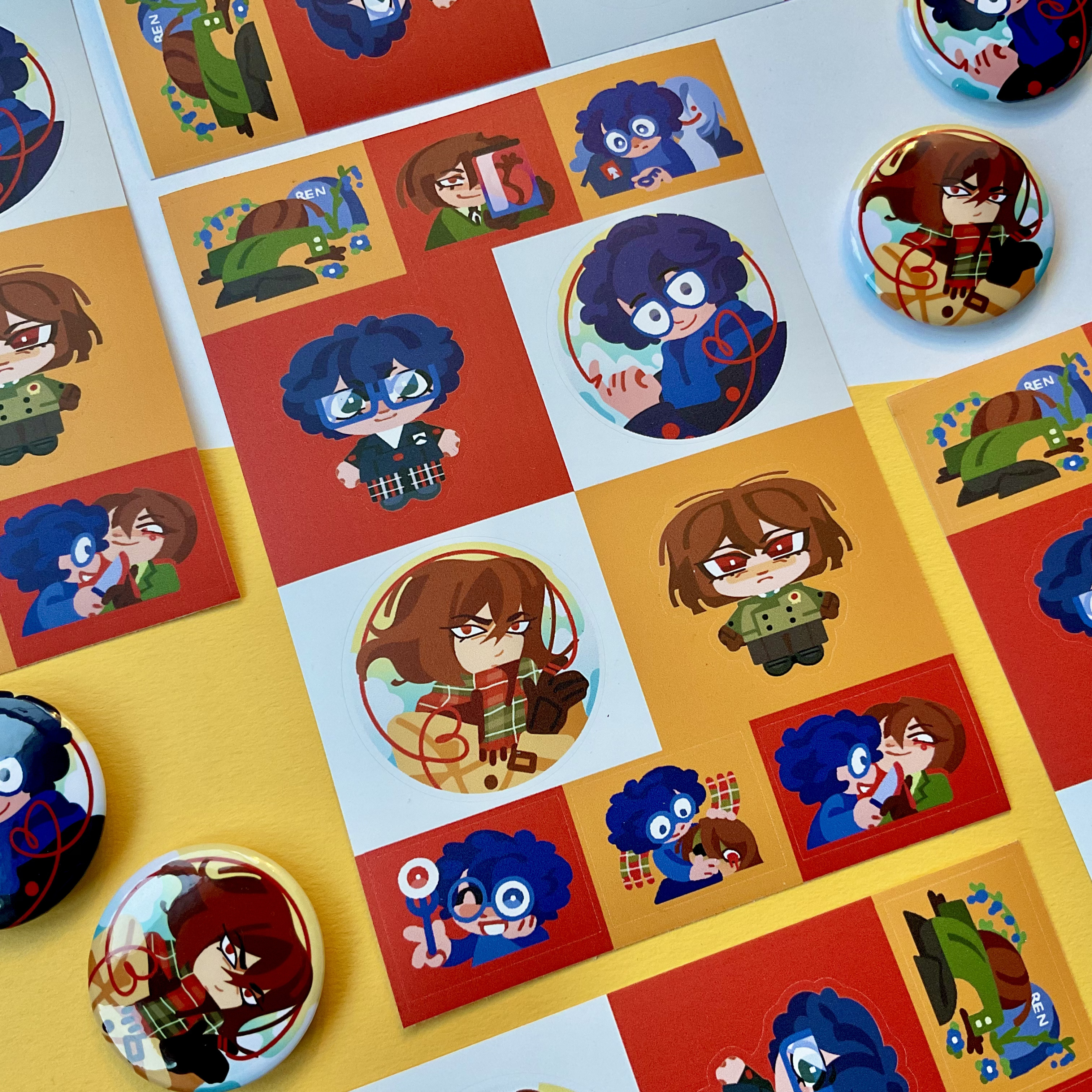 Наклейки ПЕРСОНА 5 ШУТАКЕ