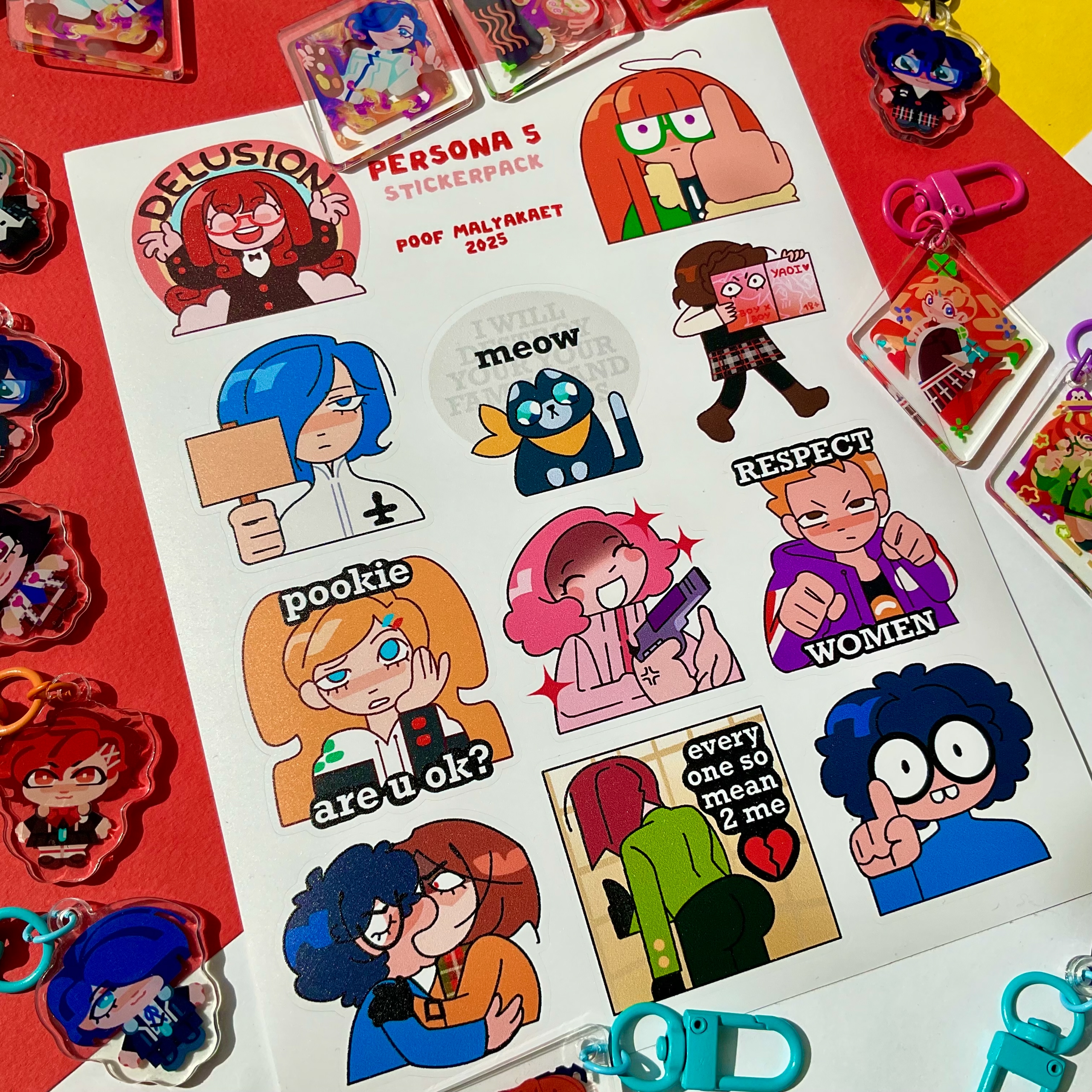 Наклейки Персона 5