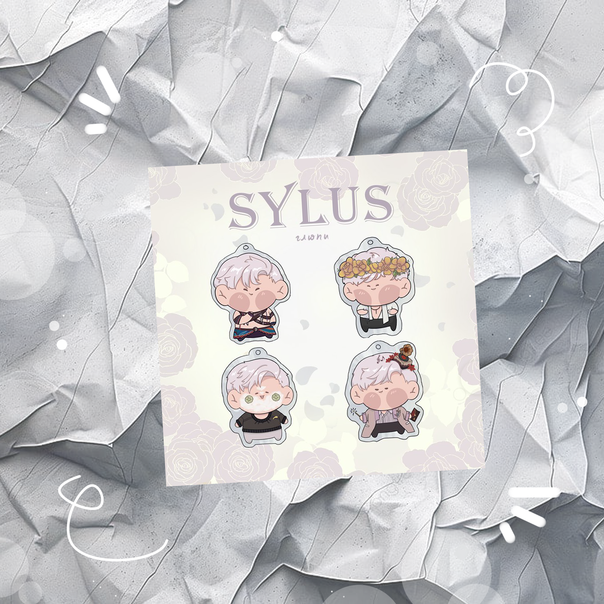 Гача Сайлус глюпи (белая)