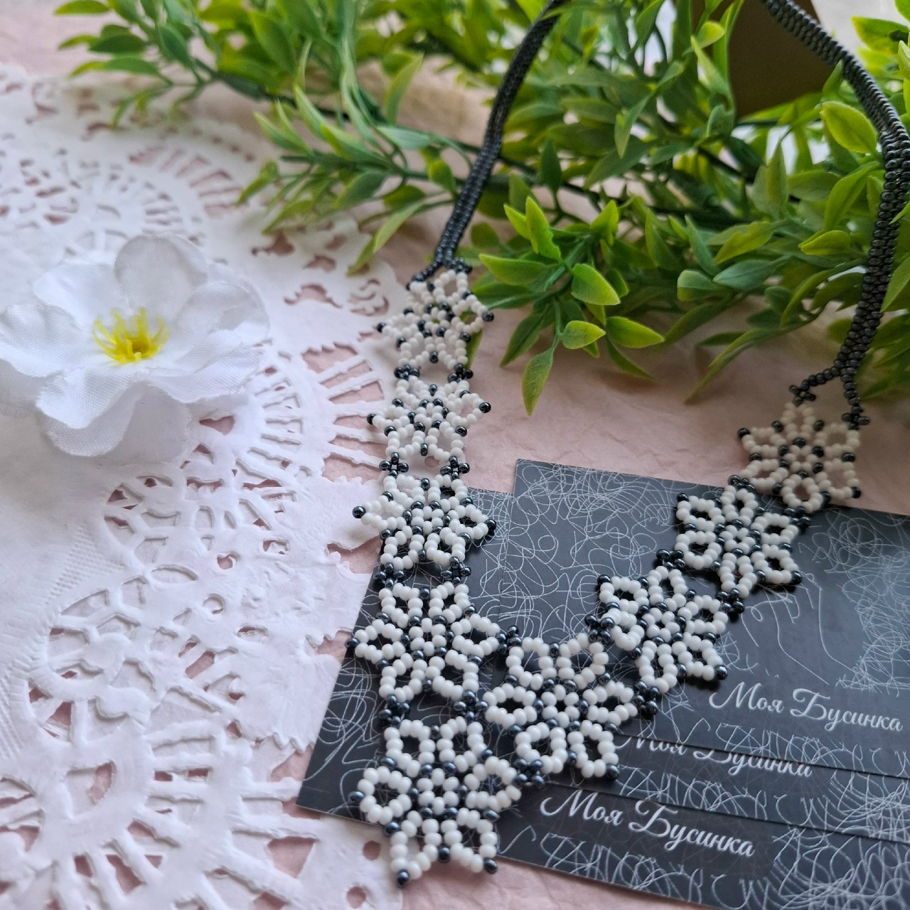 Колье "Цветочное колье"