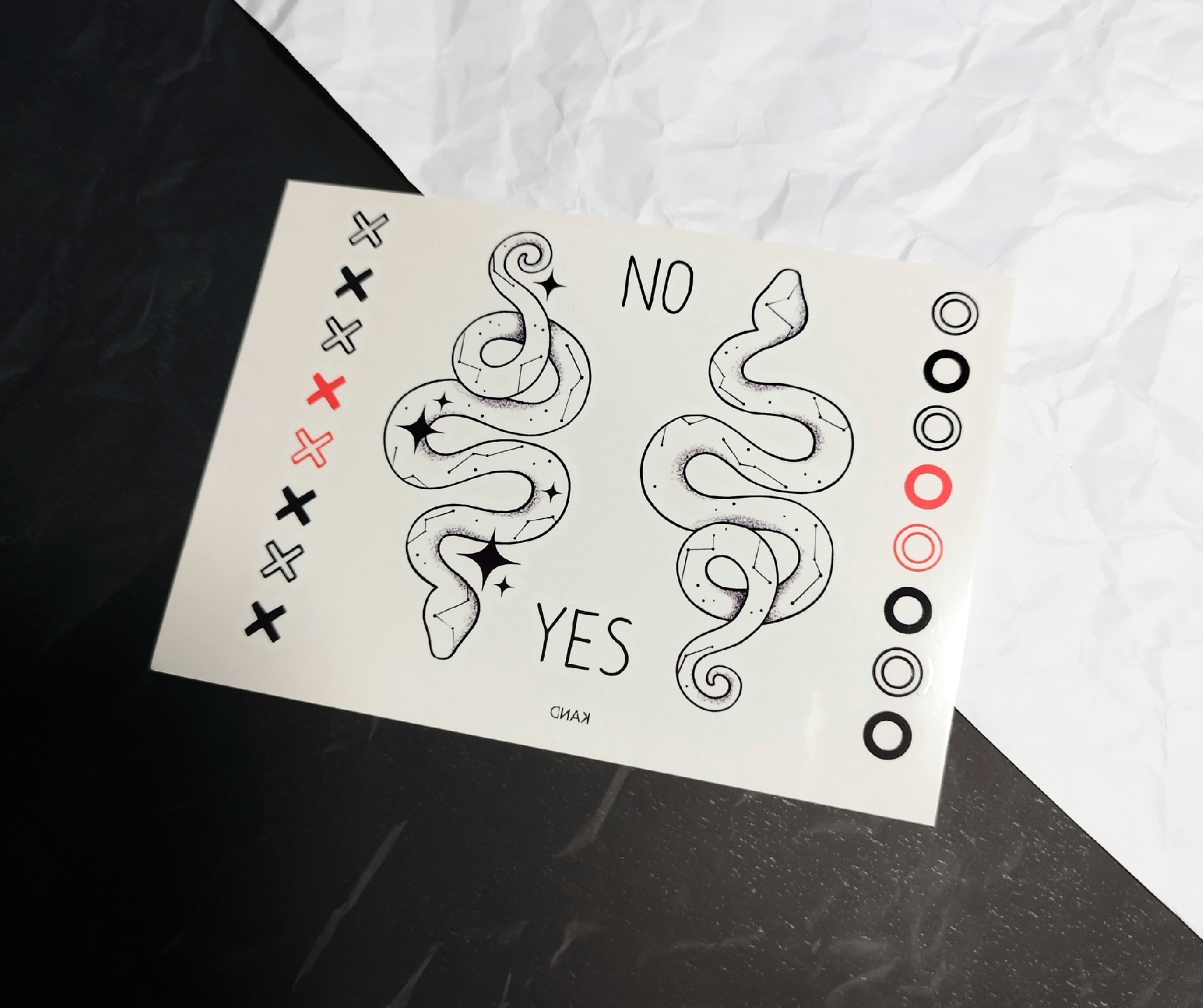 Переводные Тату