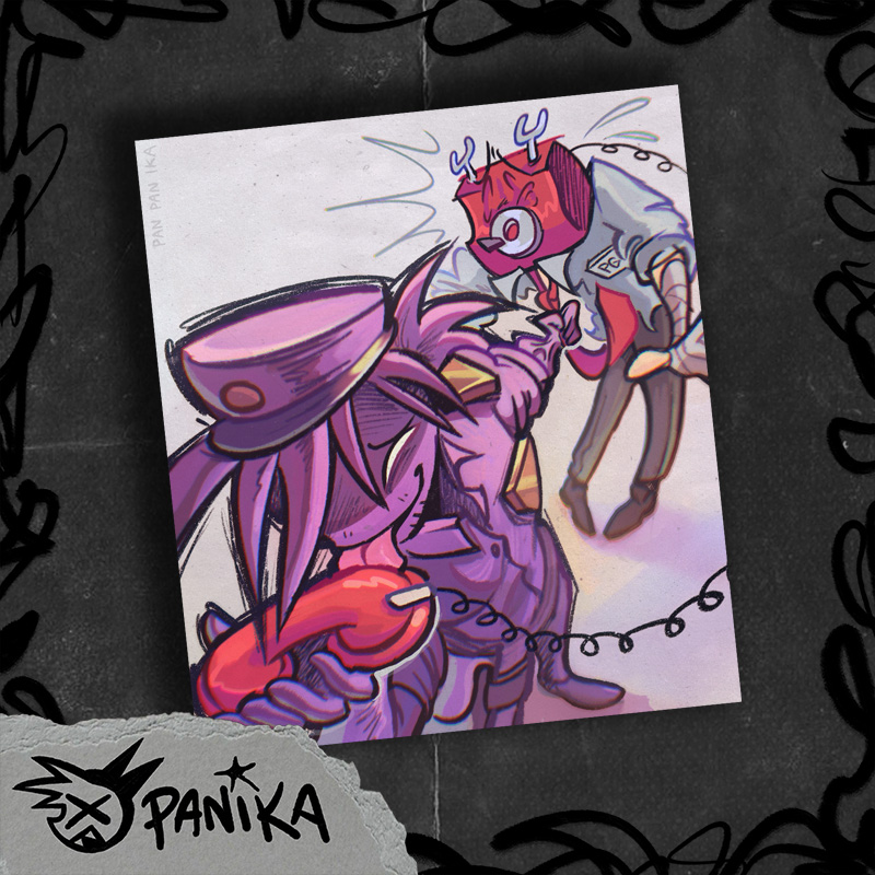 Открытка "Та самая фнаф ау"