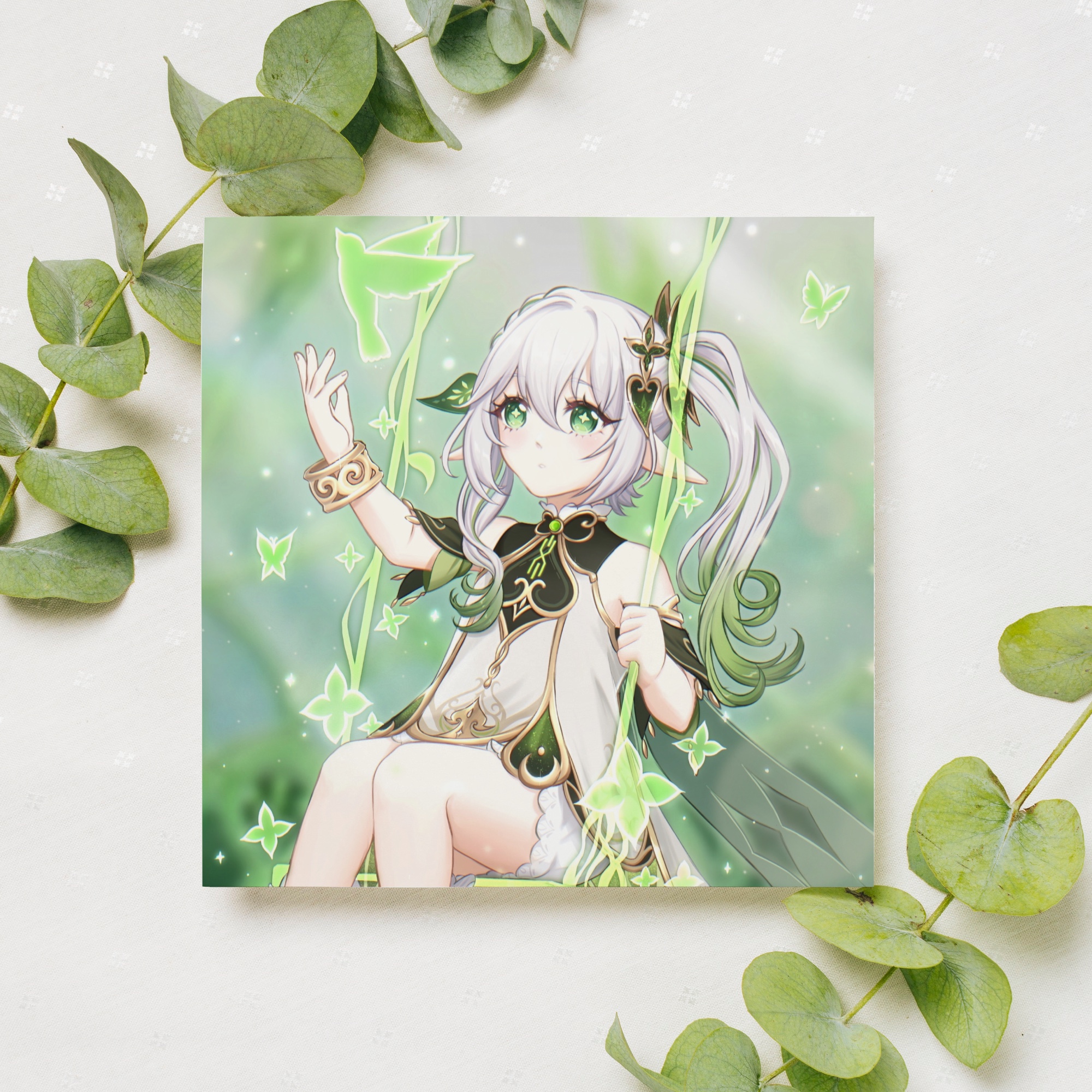 Открытка Геншин Нахида