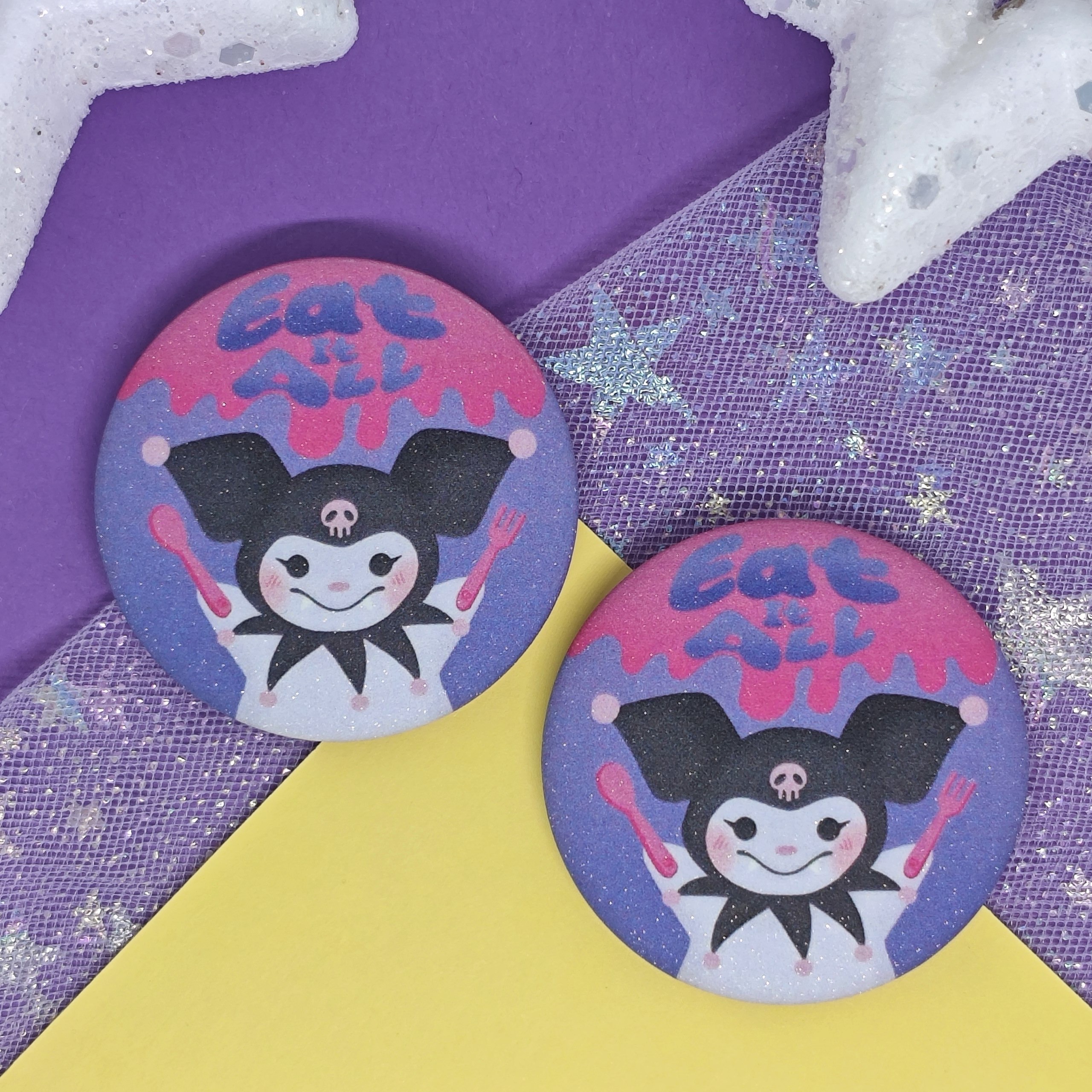 Значок Санрио Куроми 37мм