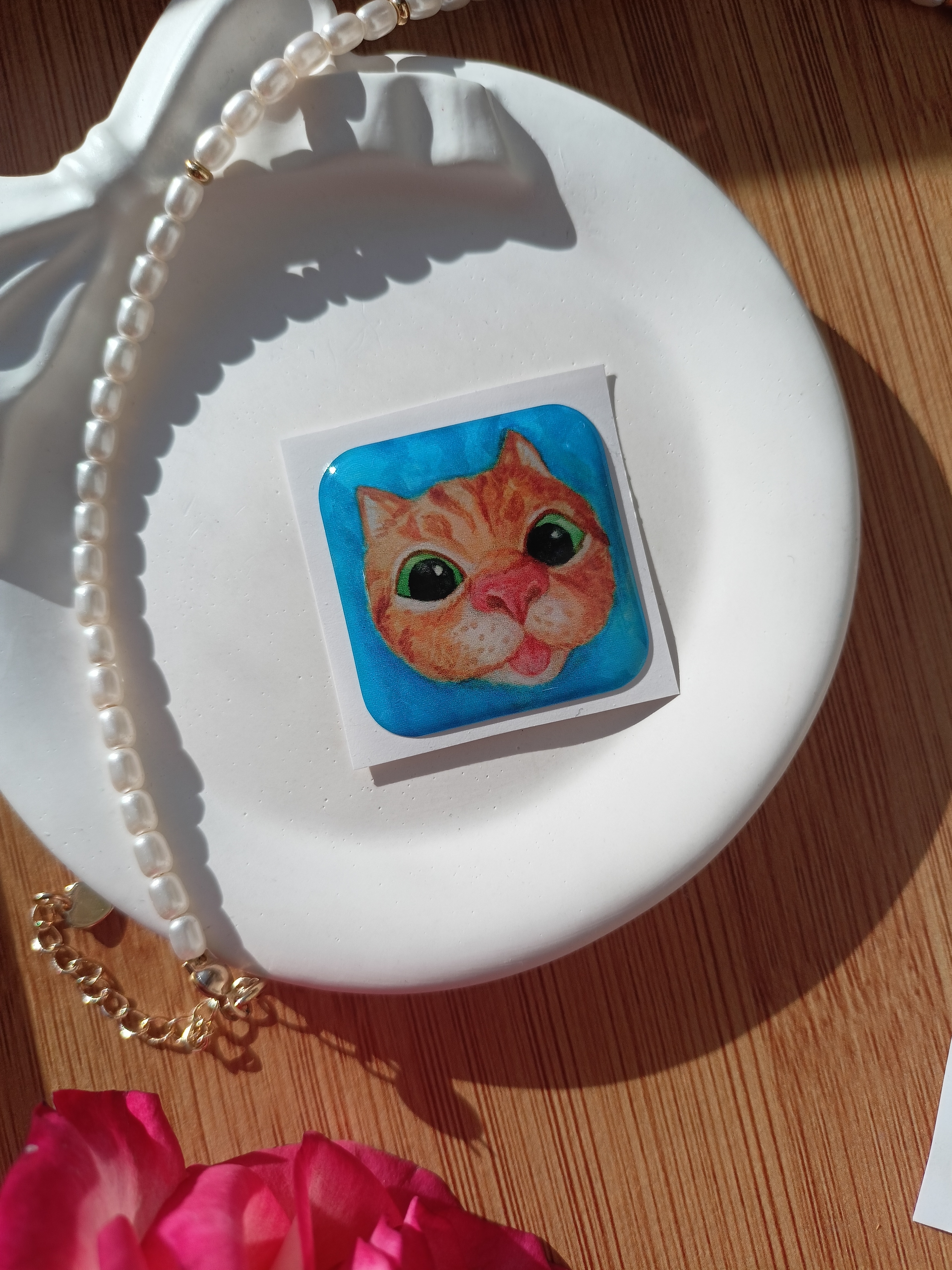 стикер носик 3д