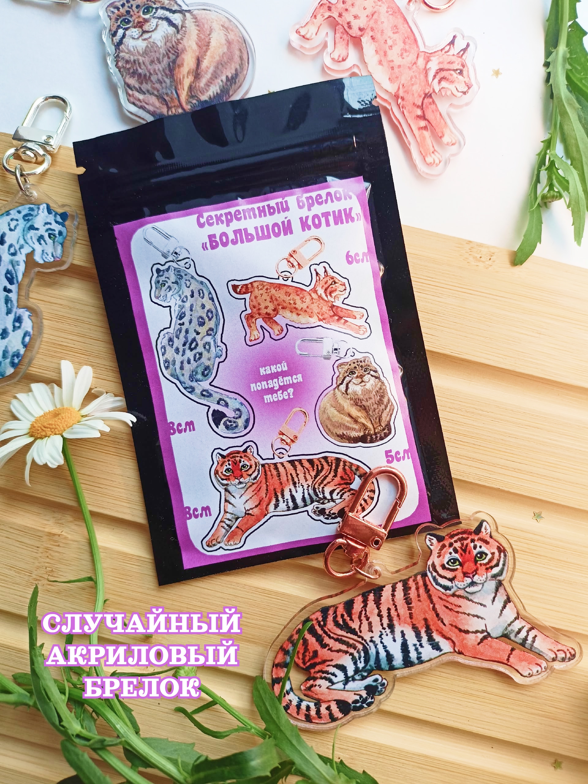 Секретный брелок Большой котик