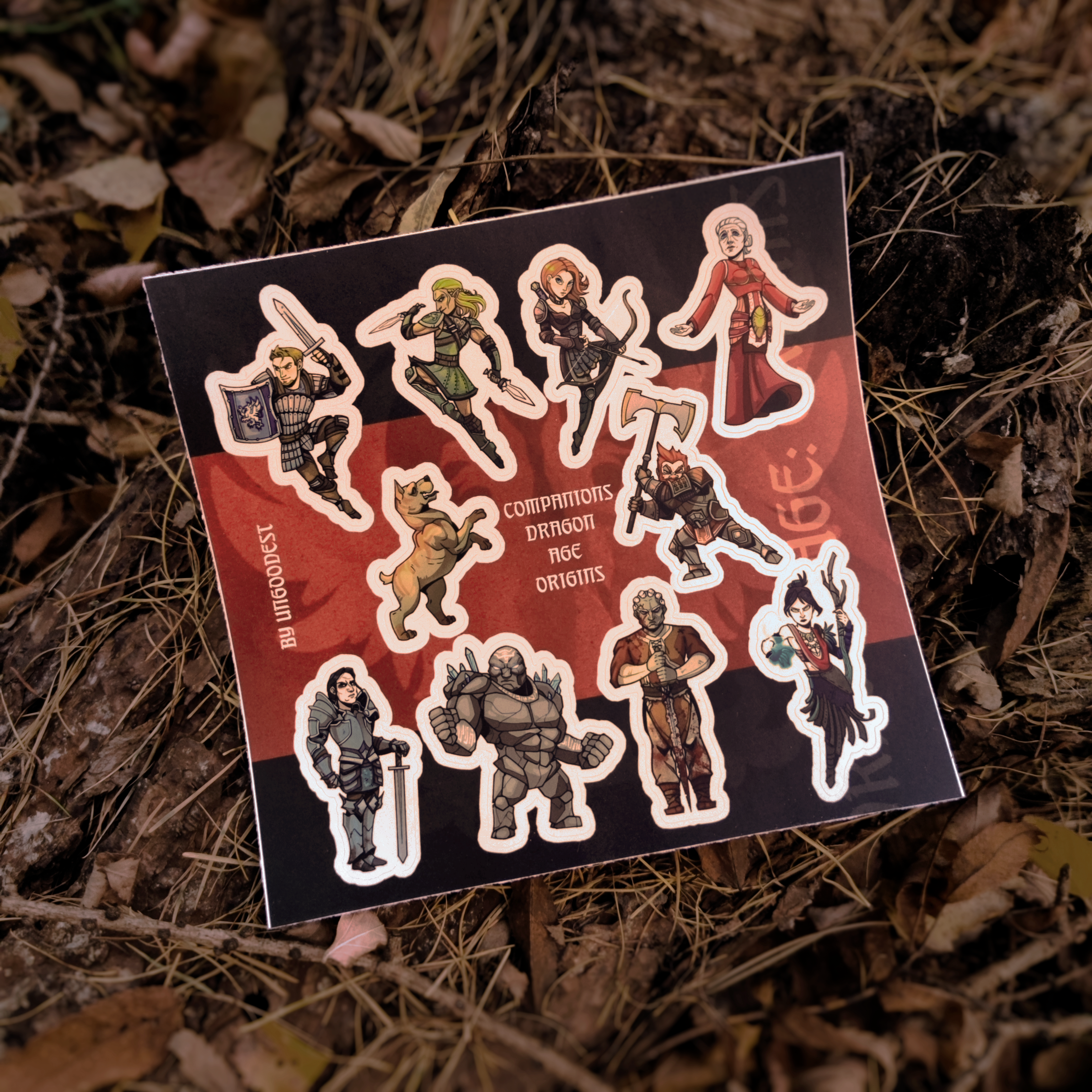 Dragon Age Origins/Драгон эйдж  стикерпак “компаньоны”