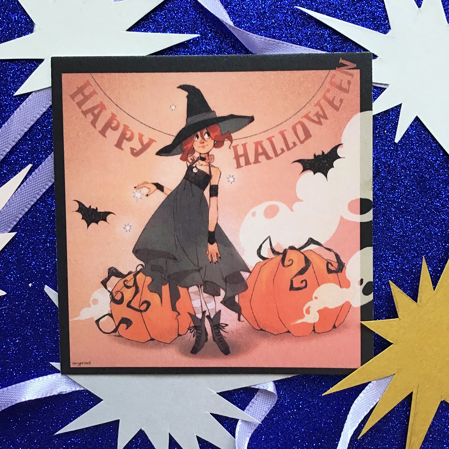 Открытка Вилл Хэллоуин. Чародейки