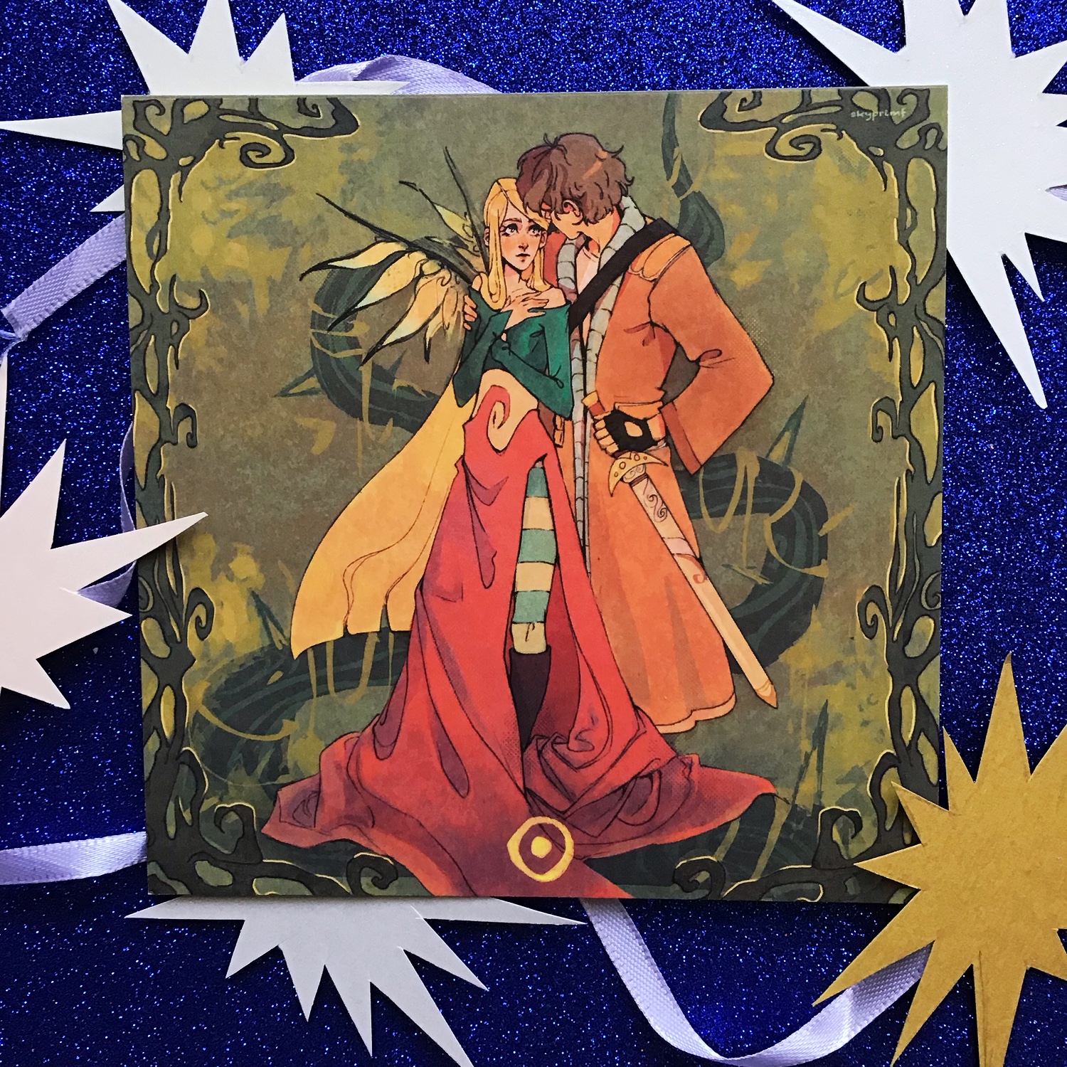 Открытка Корнелия и Калеб. Чародейки