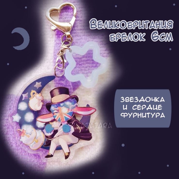 Брелок 6см Британия